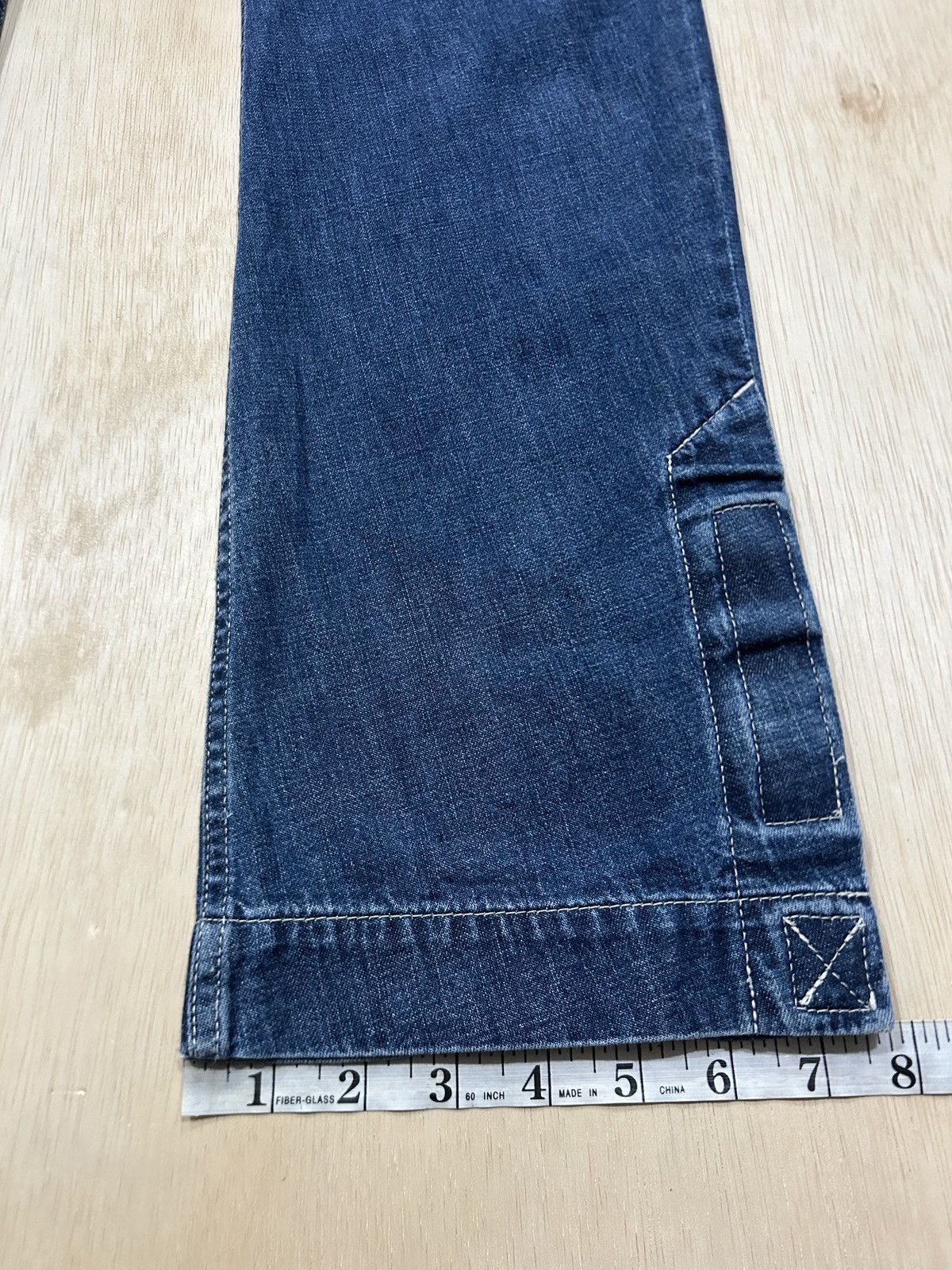 Hysteric Glamour × Japanese Brand × Le Grande Bleu (L.G.B.) Vintage Hysteric Glamour Cargo Multi Pocket Jeans Size US 30 / EU 46 - 16 Thumbnail