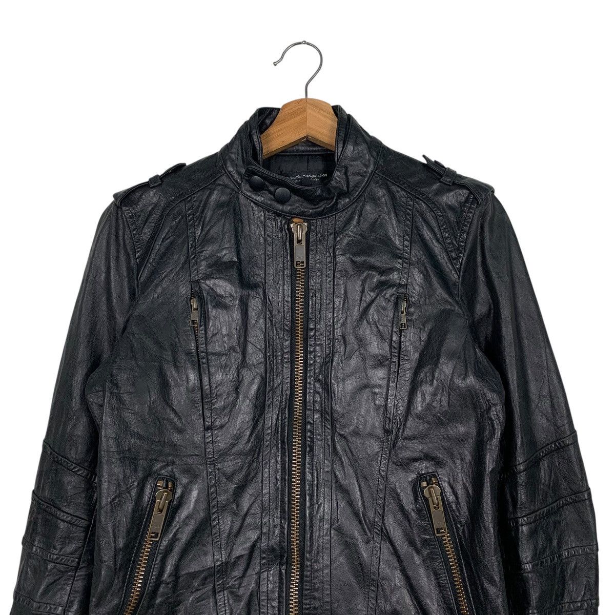 Genetic Manipulation Shinichiro Kuriya Genetic Manipulation Shinichiro Kuriya Biker Leather Jacket Size US S / EU 44-46 / 1 - 2 Thumbnail