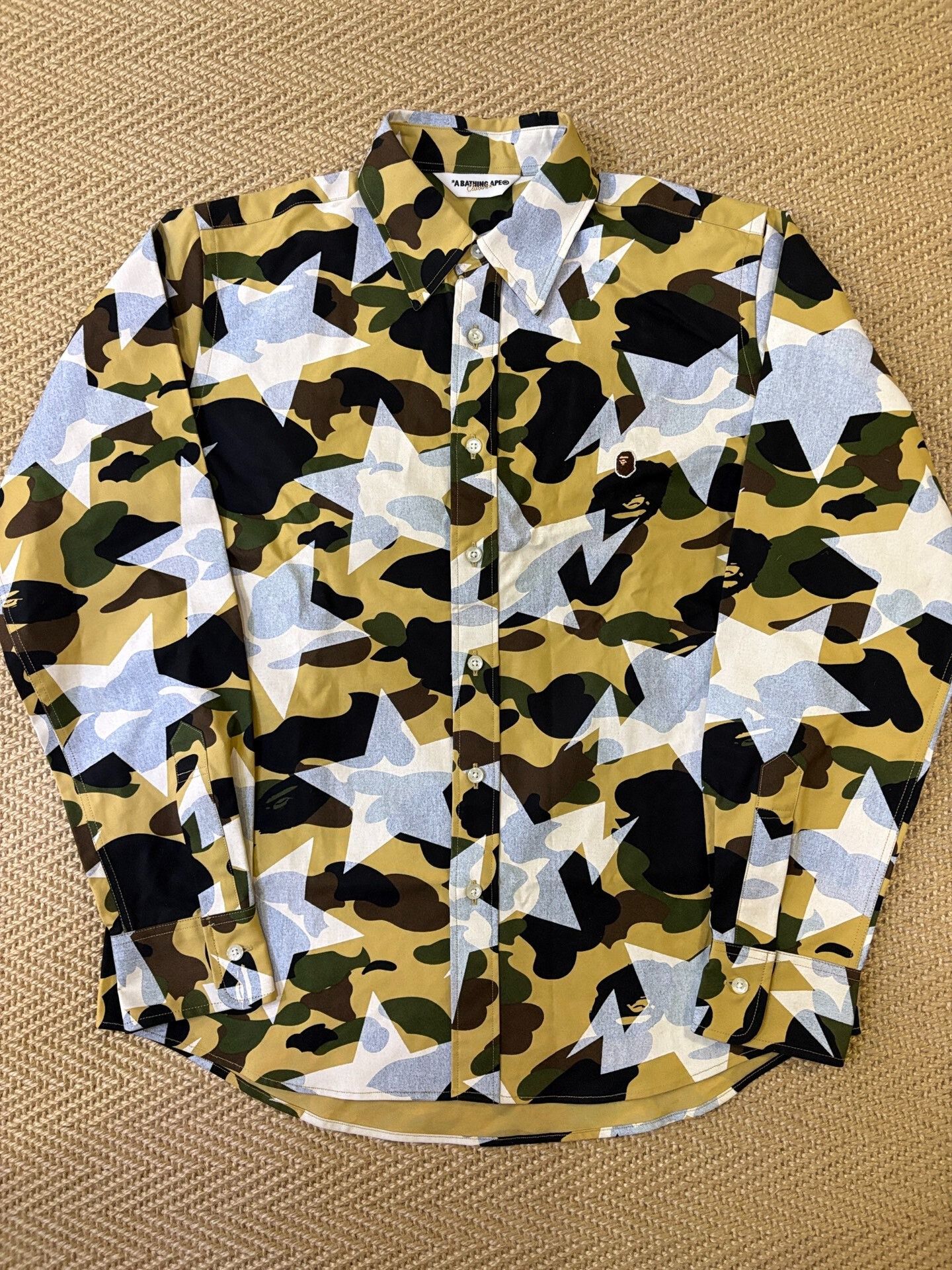 Bape BAPE STA Camo Long-Sleeve Shirt Size US M / EU 48-50 / 2 - 1 Thumbnail