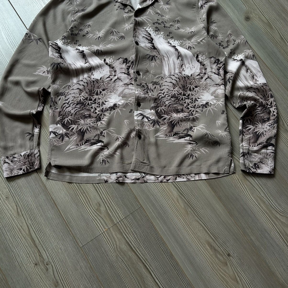 Allsaints Allsaints Java Tiger 100% Viscose Long Sleeve Shirt Size US M / EU 48-50 / 2 - 5 Thumbnail