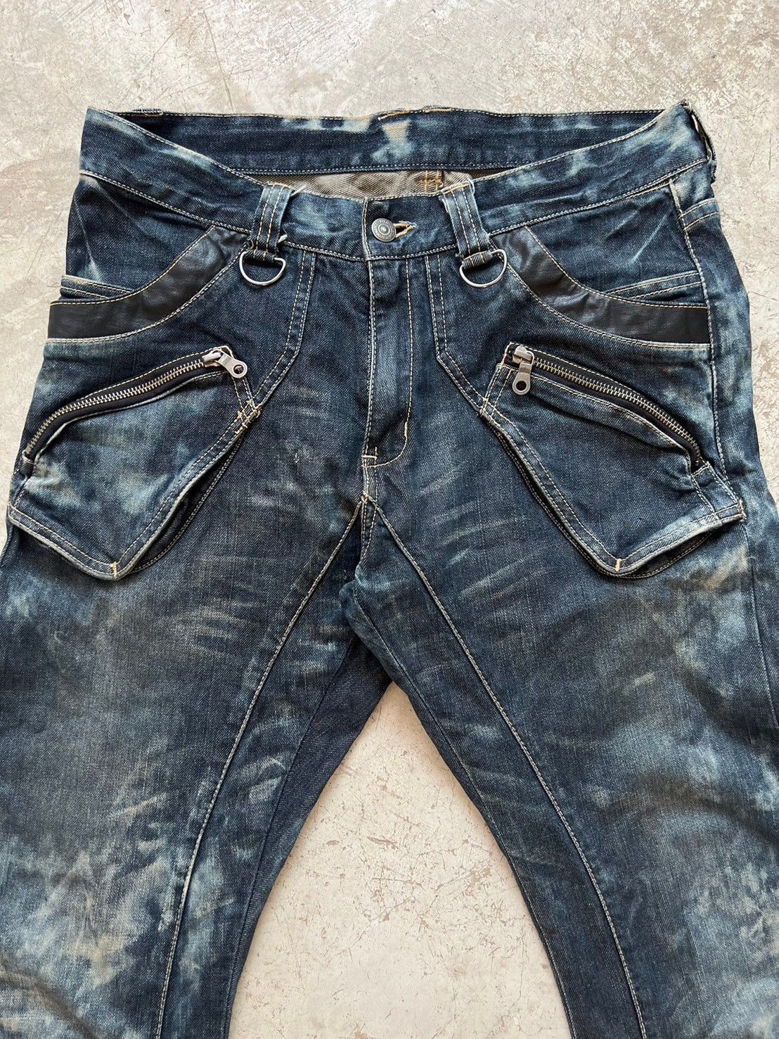 PPFM PPFM Multi Pocket Curve Denim Pants Size US 32 / EU 48 - 4 Thumbnail