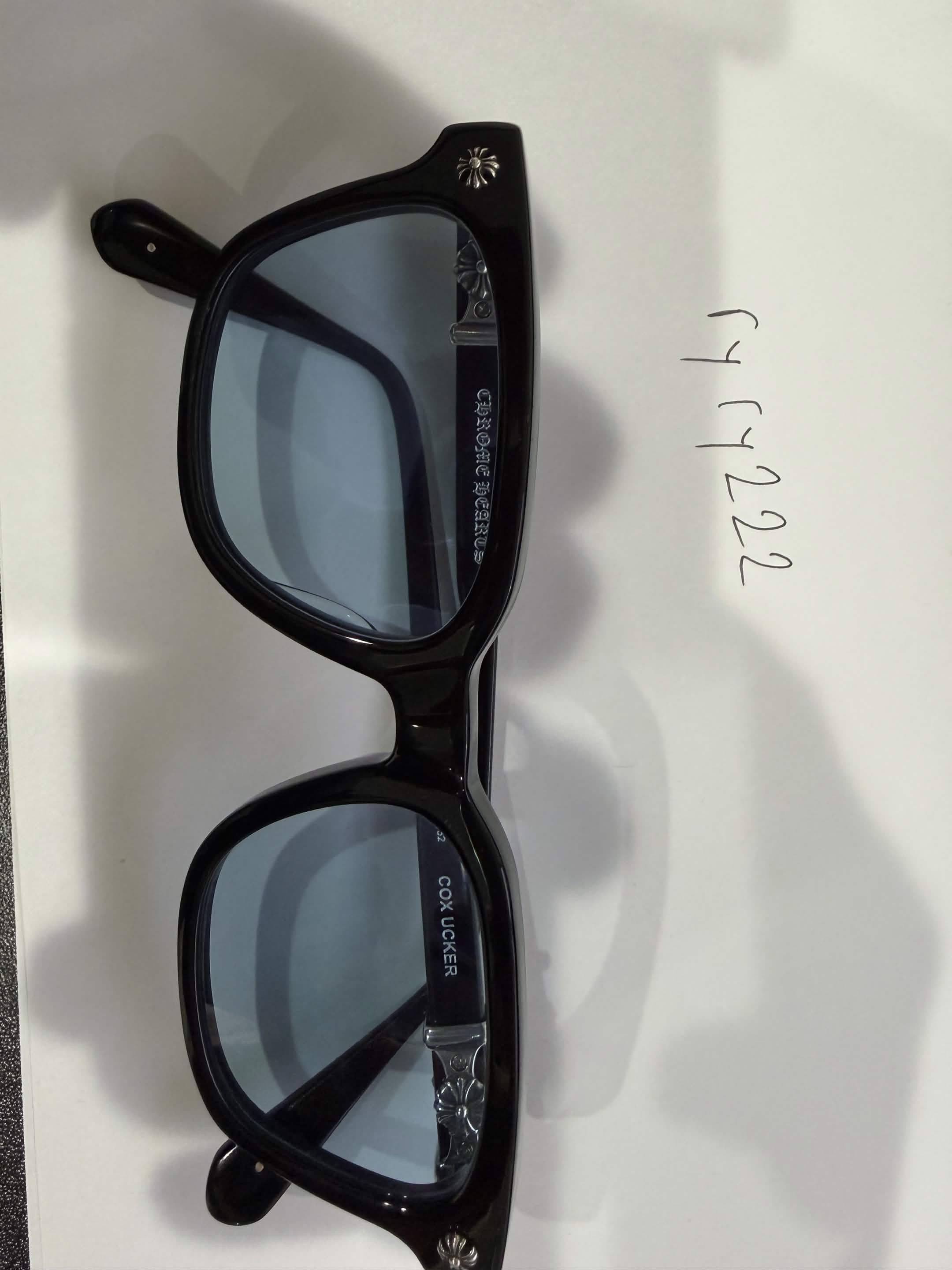 Chrome Hearts Cox Ucker Silver Eye Glasses Frame Sunglasses Size ONE SIZE - 9 Thumbnail