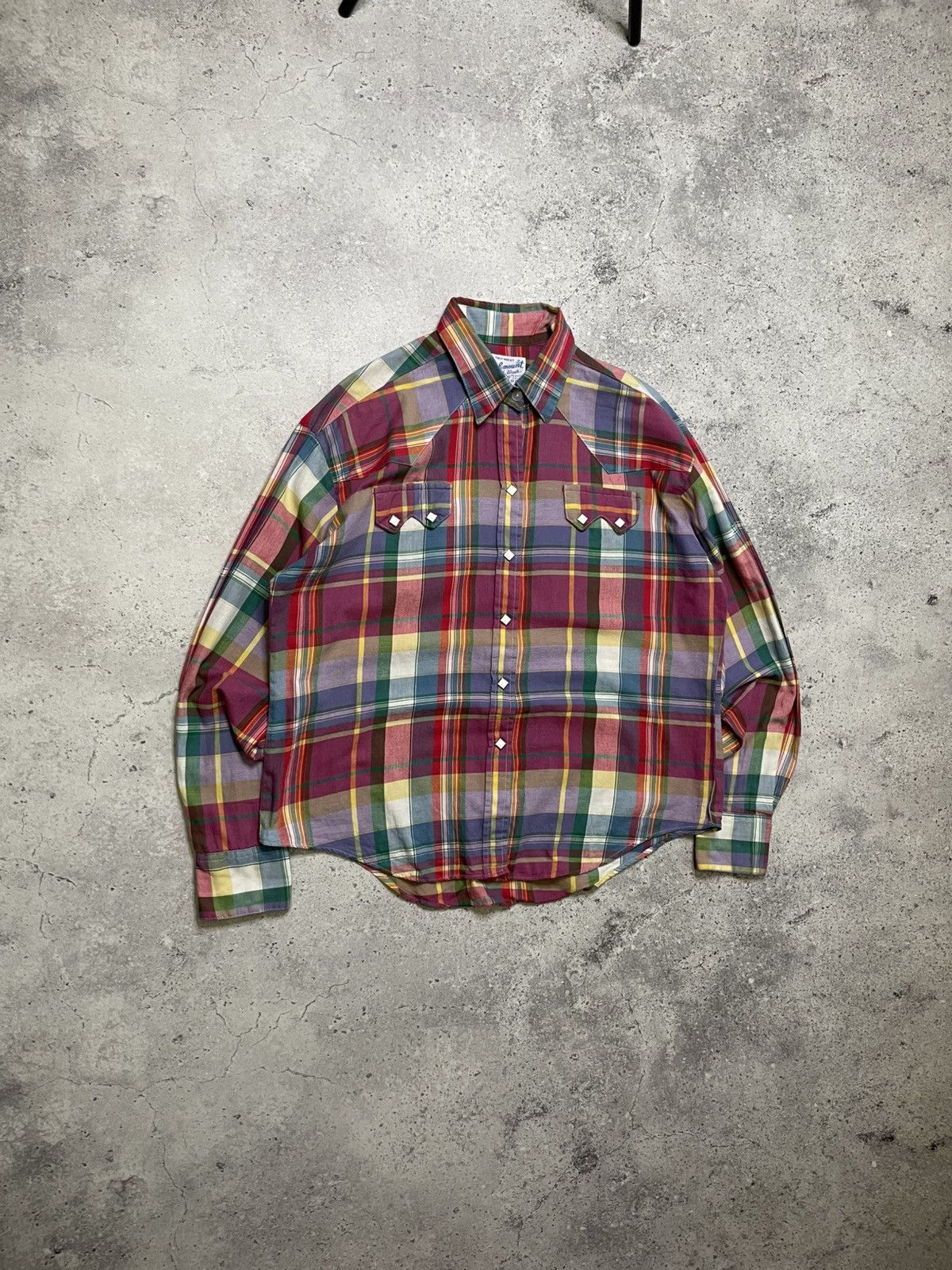 Rockmount Ranch Wear × Vintage ROCKMOUNT Ranch Wear Western Shirt Diamond Pearl Made In USA Size US M / EU 48-50 / 2 - 1 Thumbnail