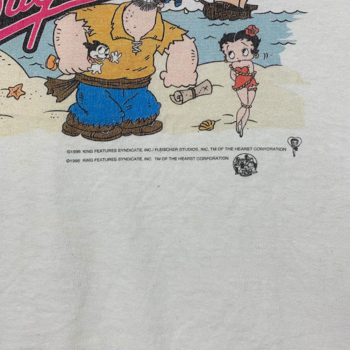 Vintage Vintage 1996 POPEYE THE SAILOR MAN Universal Studios Tee Size US L / EU 52-54 / 3 - 5 Thumbnail