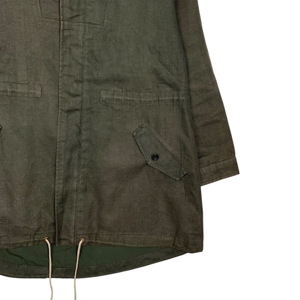 Japanese Brand Chambre De Nimes Hooded Military Parka Size M / US 6-8 / IT 42-44 - 4 Thumbnail