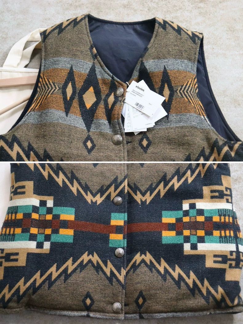 Visvim Visvim Visvim Kora Down Vest with Unique Print-2506 Size US M / EU 48-50 / 2 - 5 Thumbnail