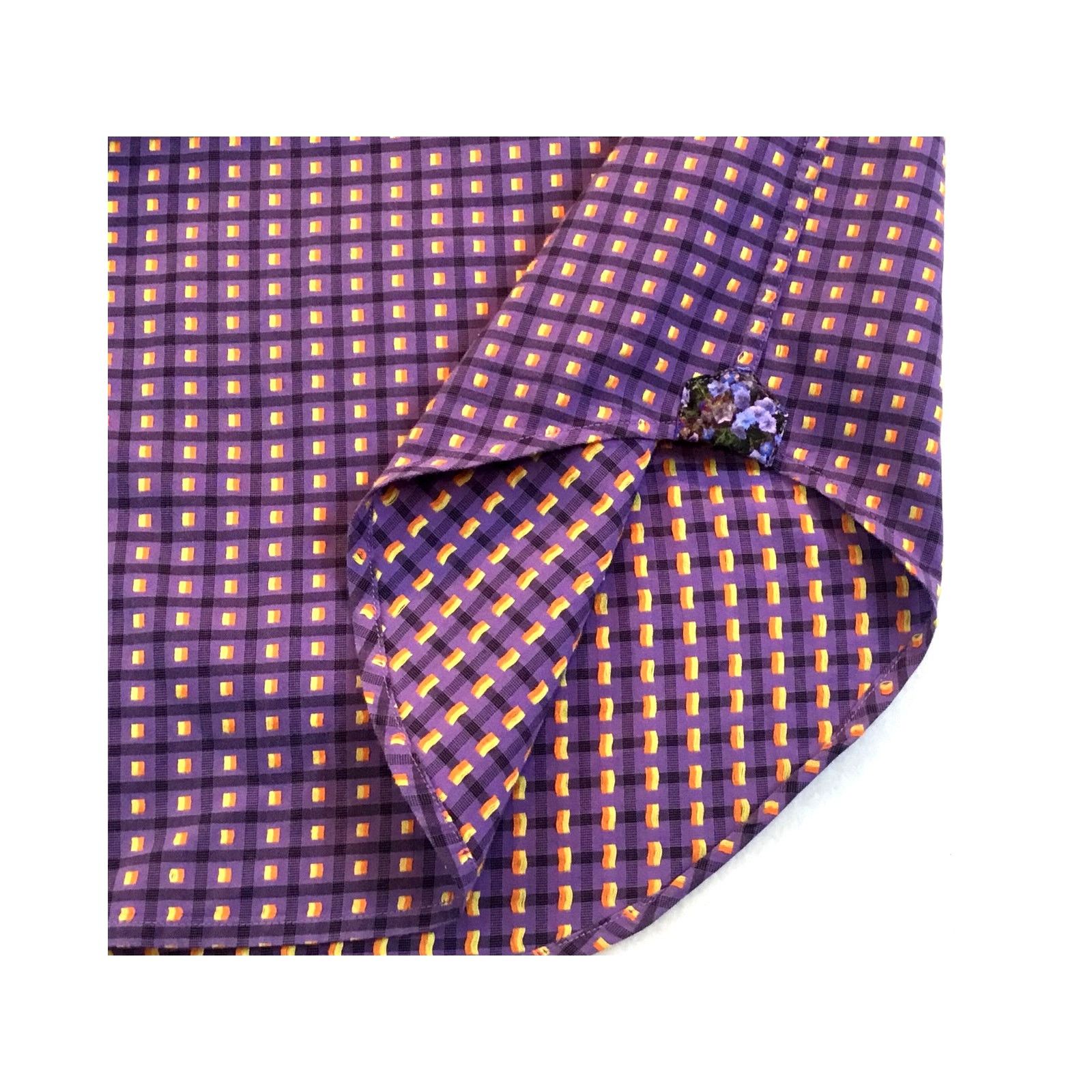 Robert Graham Robert Graham XL Purple Print Long Sleeve Shirt Size US XL / EU 56 / 4 - 11 Thumbnail
