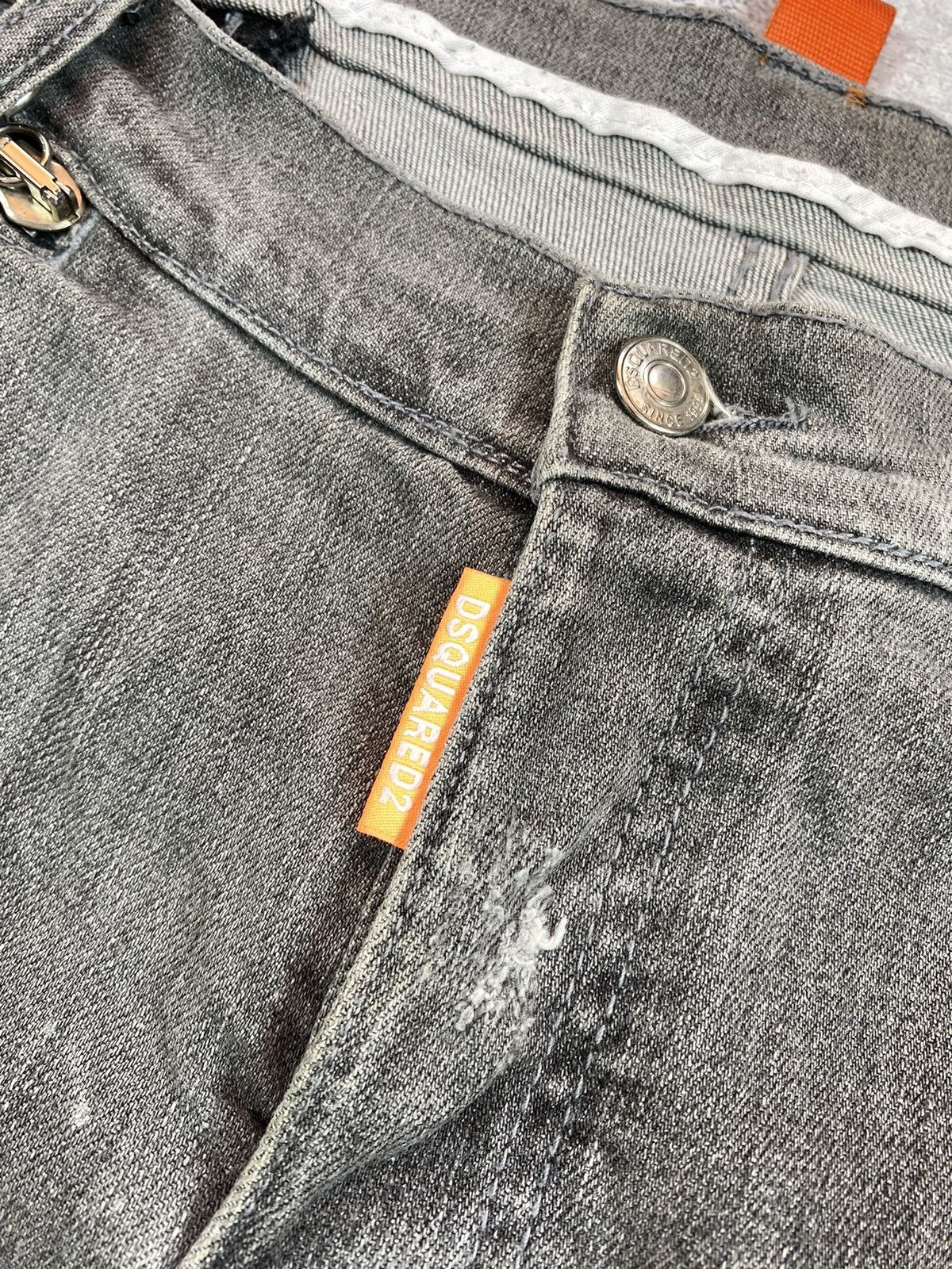 Dsquared2 Dsquared2 Grey Denim Pants Made in Italy Size 56 Size US 42 / EU 58 - 6 Thumbnail
