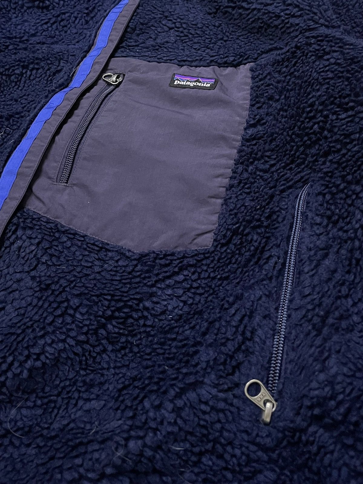 Patagonia × Vintage 2000s Patagonia Deep Pile Fleece Jacket Size US XL / EU 56 / 4 - 8 Thumbnail