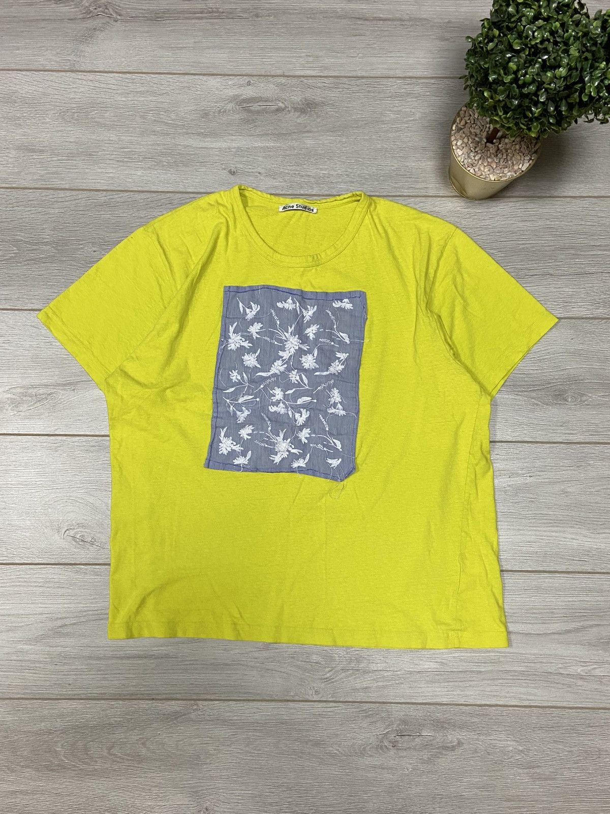 Acne Studios Acne Studios big logo flowers embroidered Size US XL / EU 56 / 4 - 1 Thumbnail