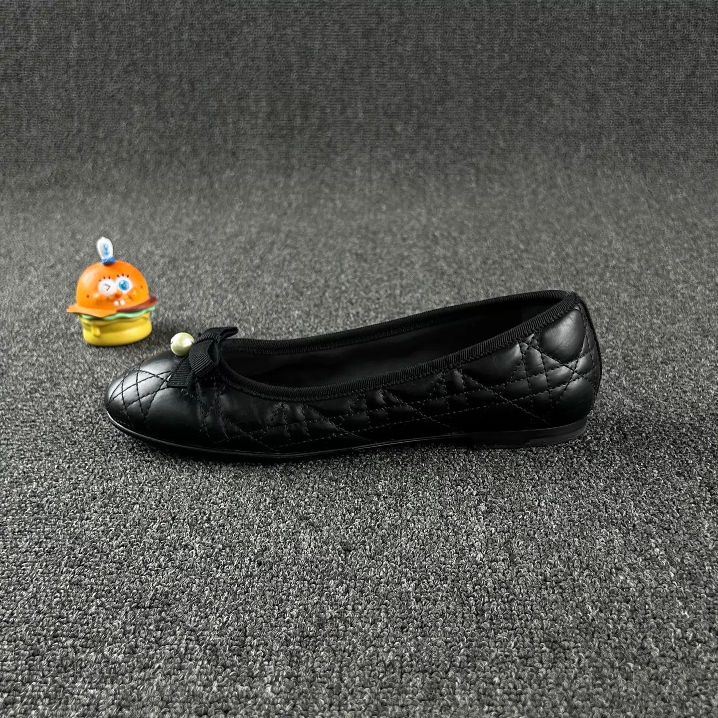 Dior Dior black bow gingham ballet flats Size US 5.5 / IT 35.5 - 3 Thumbnail