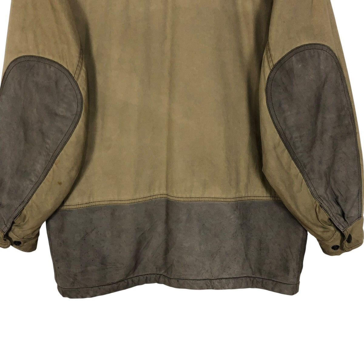 Henry Cotton's Vintage Henry Cottons Rugged Suede Jacket Hoodie Italy Size US L / EU 52-54 / 3 - 13 Thumbnail