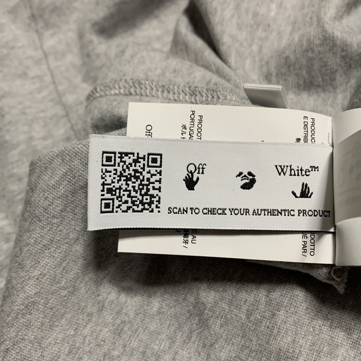 Off-White Off White Large Round Logo Skate Grey Tee Virgil Abloh Size US L / EU 52-54 / 3 - 9 Thumbnail