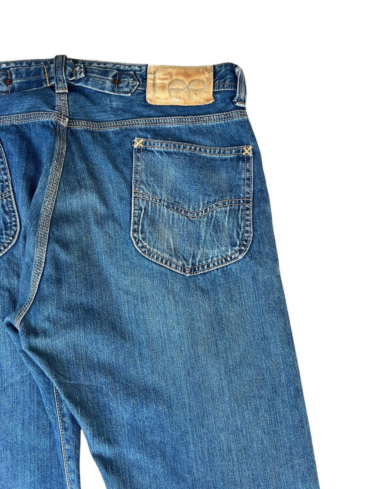 Lee × Vintage 90s Lee Cowboy Union Made Mud Denim Selvedge Jeans Size US 36 / EU 52 - 20 Thumbnail