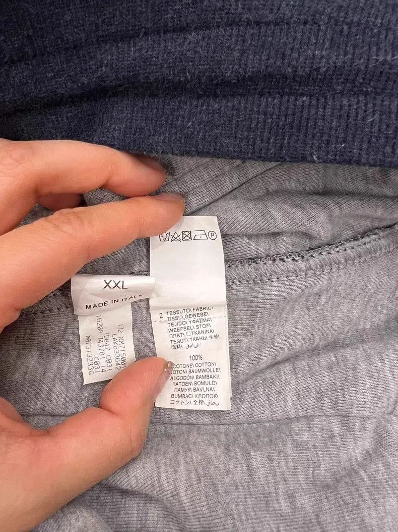 Brunello Cucinelli Brunello Cucinelli Blue Cotton Sweatpants XXL. Size US 28 / EU 44 - 6 Thumbnail