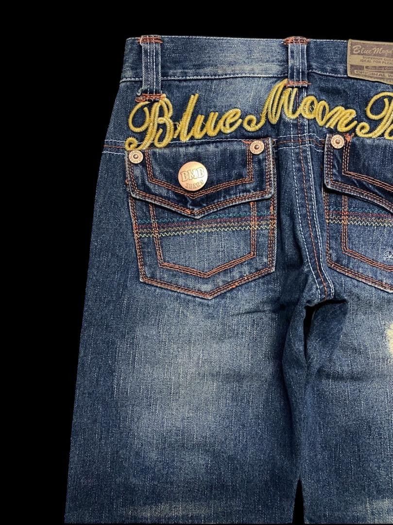 Vintage Vintage 90s Blue Moon Blue Mudwash Patchwork Distressed Size US 28 / EU 44 - 15 Thumbnail