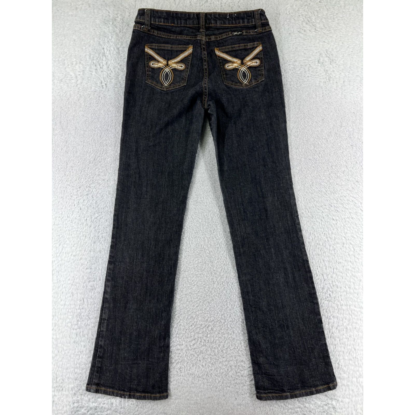 Vintage VINTAGE PACO Women's Jeans Pants Bootcut Slim Fit 11 Black Denim Cotton Blend Retro 90s Womens Size 32" / US 10 / IT 46 - 3 Thumbnail