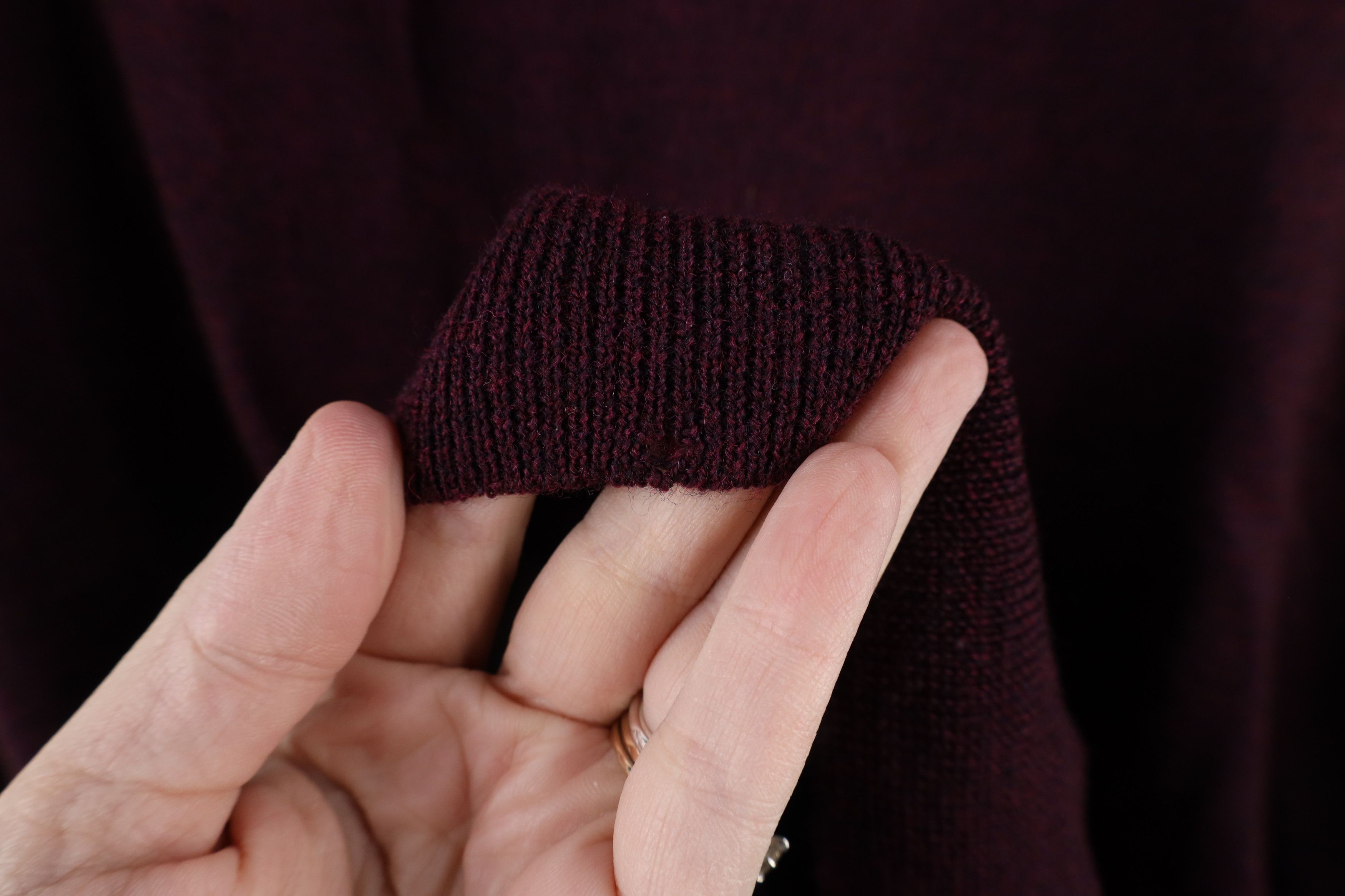 Vintage Vintage 90s Streetwear Merino Wool Knit Mock Neck Sweater Size US L / EU 52-54 / 3 - 5 Thumbnail