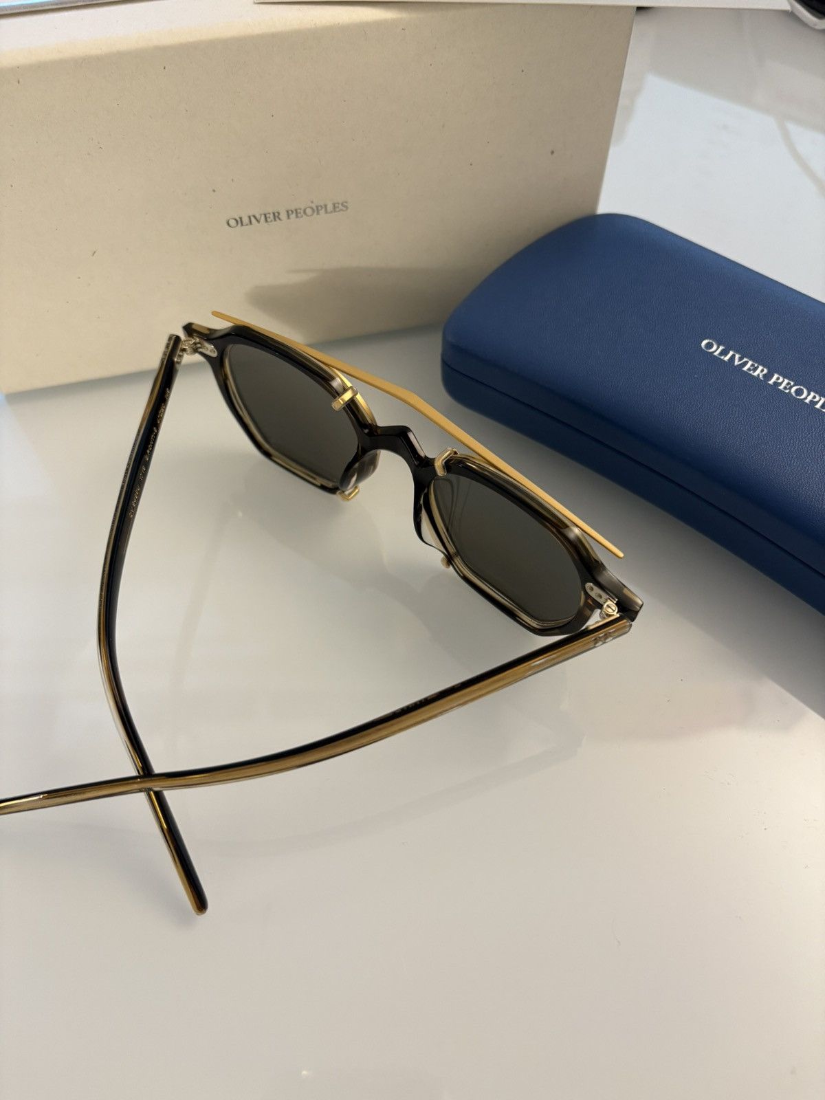 Oliver Peoples Gio. PONTI - 5 Geometric Eyeglasses 47mm+ Clip-on Size ONE SIZE - 4 Thumbnail