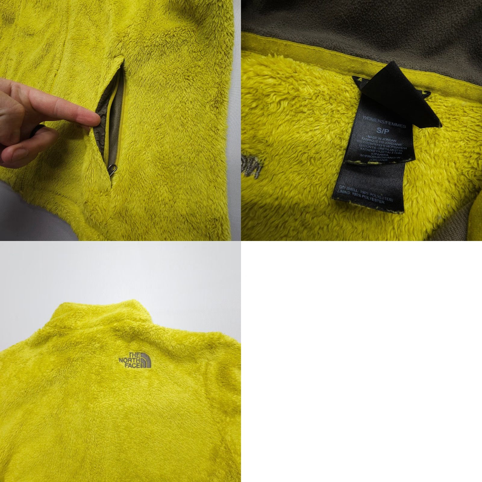 The North Face The North Face Fleece Jacket Womens Small Yellow Shaggy Y2K Gorpcore Hiking Size S / US 4 / IT 40 - 8 Thumbnail