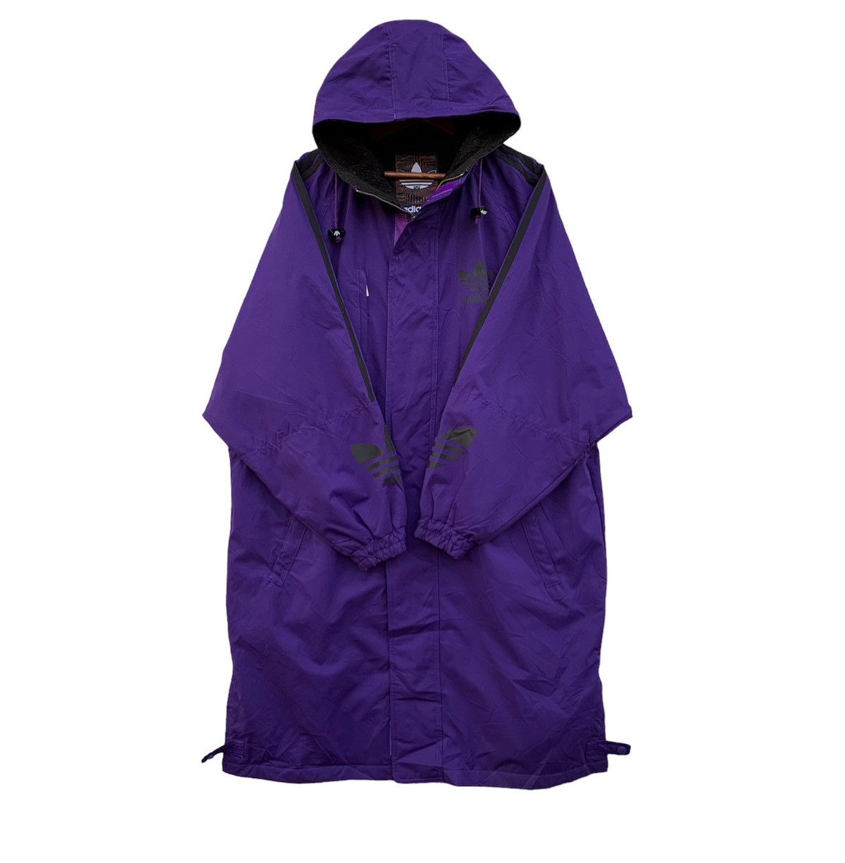 Adidas Rare! 94/95 F/W Sample Vintage Adidas Long Jacket Big Logo Size US XL / EU 56 / 4 - 2 Thumbnail