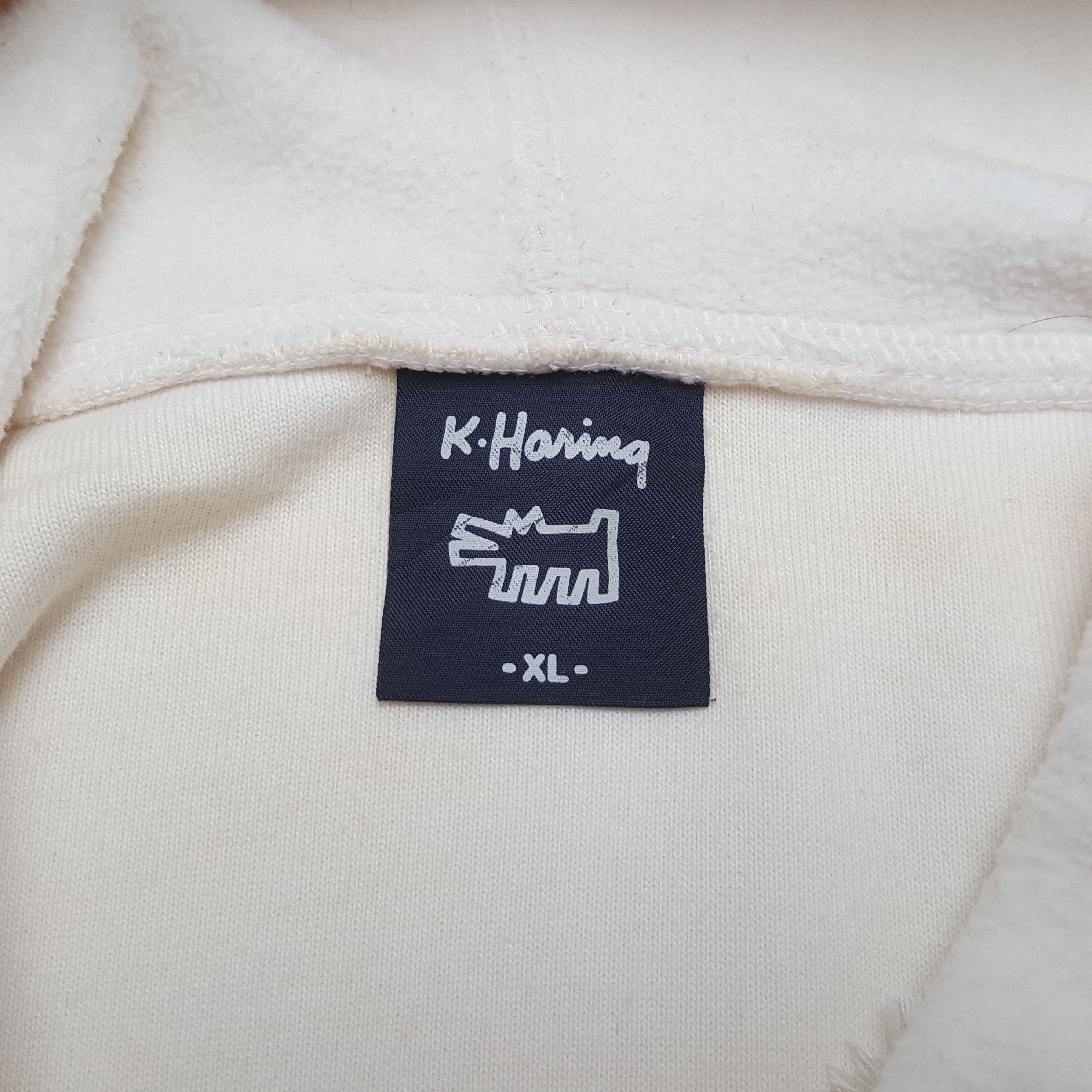 Keith Haring Vintage Keith Haring Pop Art Streetwear Hoodie C314N14 Size US L / EU 52-54 / 3 - 4 Thumbnail