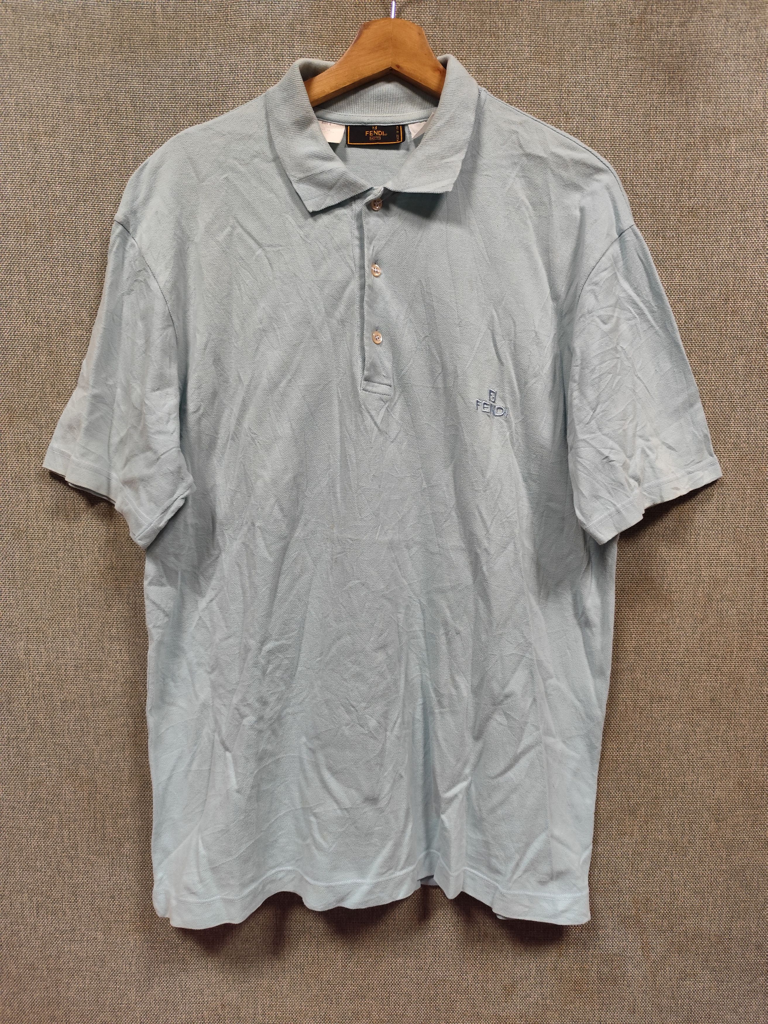 Fendi Vintage fendi polo shirt Size US L / EU 52-54 / 3 - 1 Thumbnail