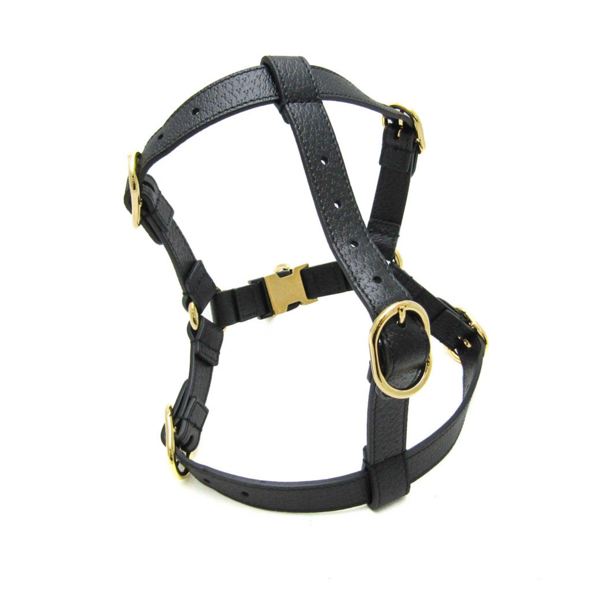 Gucci Gucci Interlocking G 692963 Dog Harness Leather Black Size ONE SIZE - 1 Thumbnail