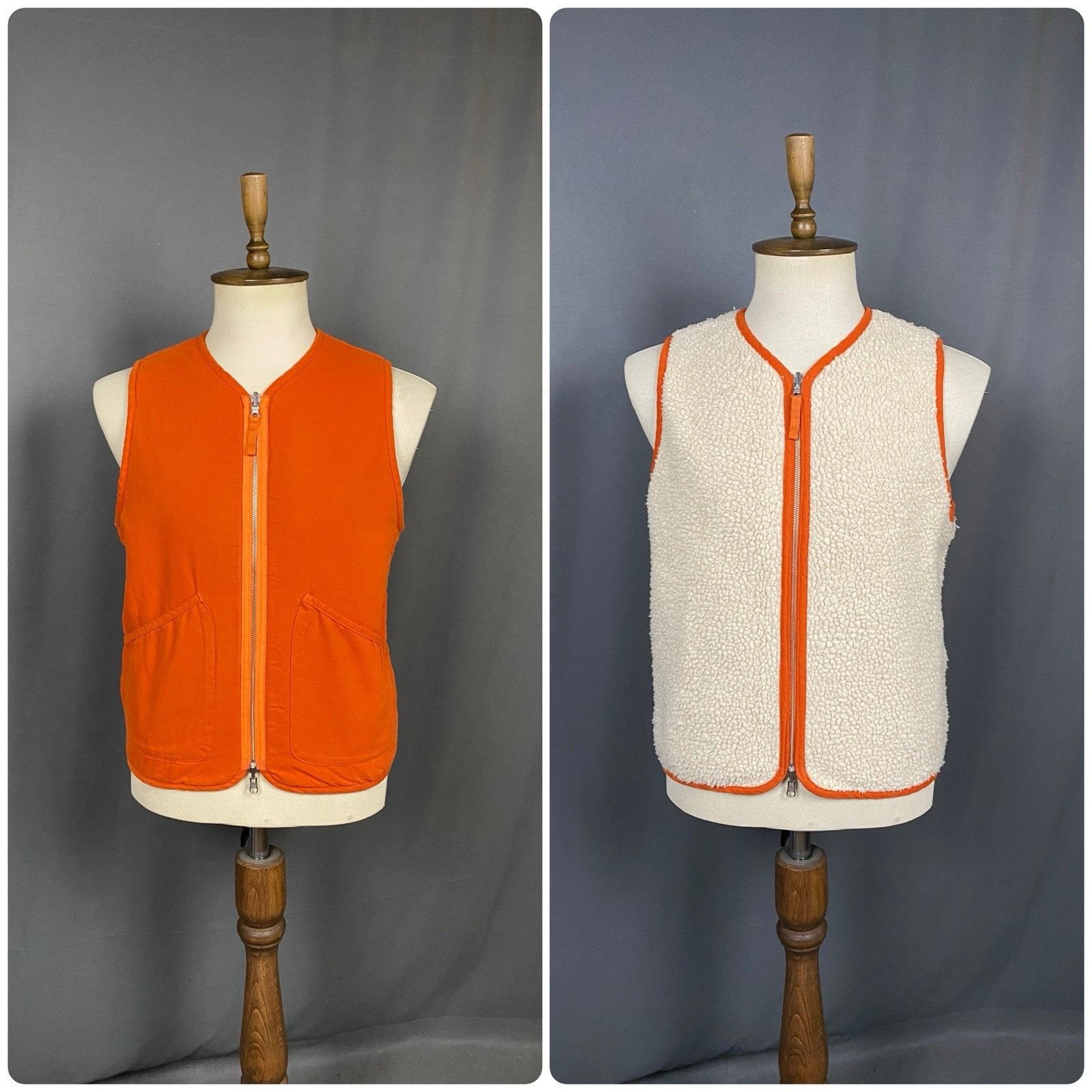 Universal Works MINT! Universal Works Men's Orange Reversible Military Liner Size US S / EU 44-46 / 1 - 1 Thumbnail