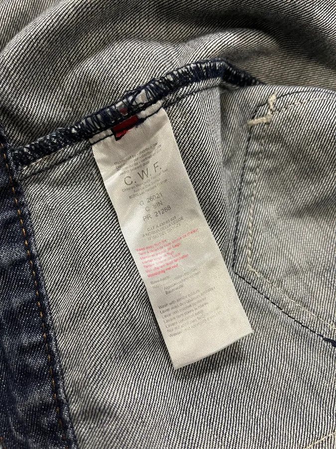 Marithe + Francois Girbaud AW2007 Marithé + François Girbaud Patch Blue Denim Jacket Size S / US 4 / IT 40 - 9 Thumbnail