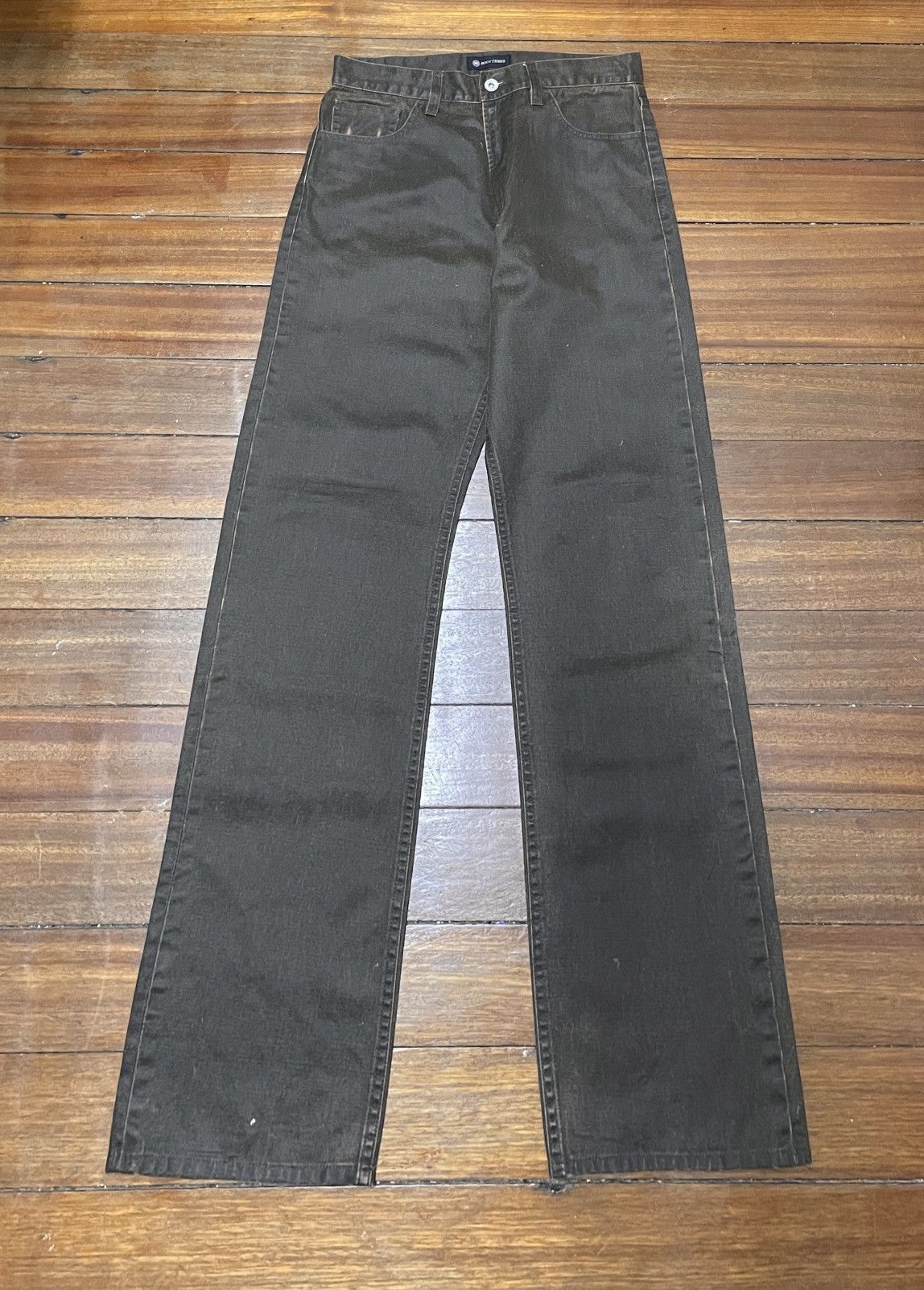 Japanese Brand × Vintage Rare Vintage Japanese Brand Root Three Waxed Pants 2000s Size US 28 / EU 44 - 1 Thumbnail