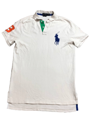Polo Ralph Lauren Vintage Polo Ralph Lauren Custom Fit Polo Size M Size US M / EU 48-50 / 2 - 1 Thumbnail
