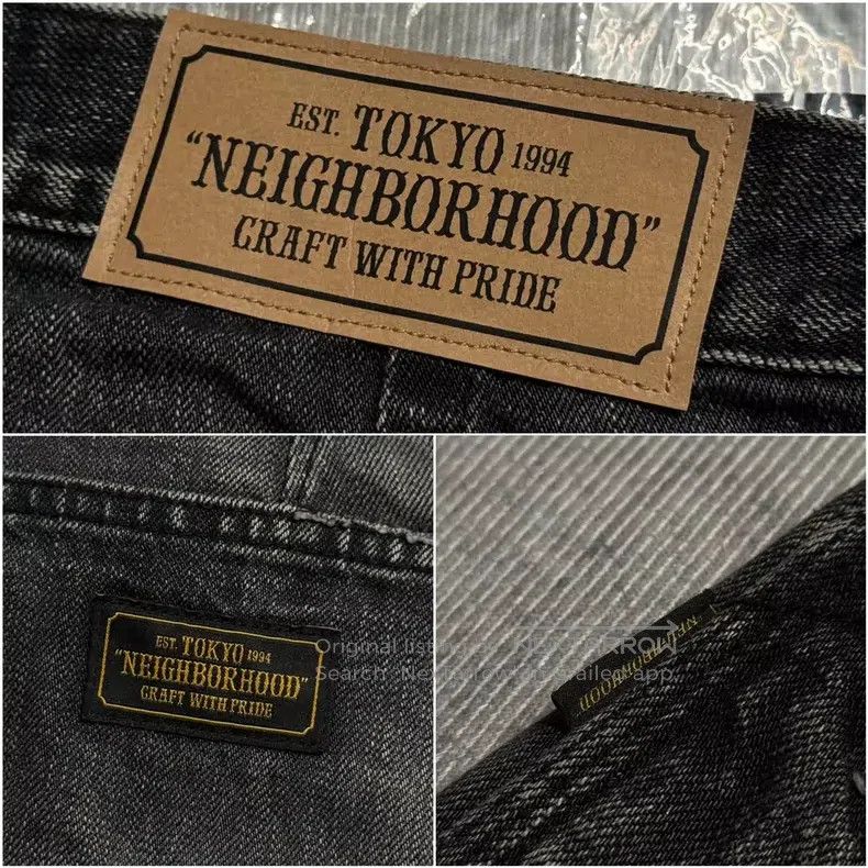 Neighborhood Neighborhood size M Black Water-washed Nevada Denim Jeans, Size US 27 - 5 Thumbnail