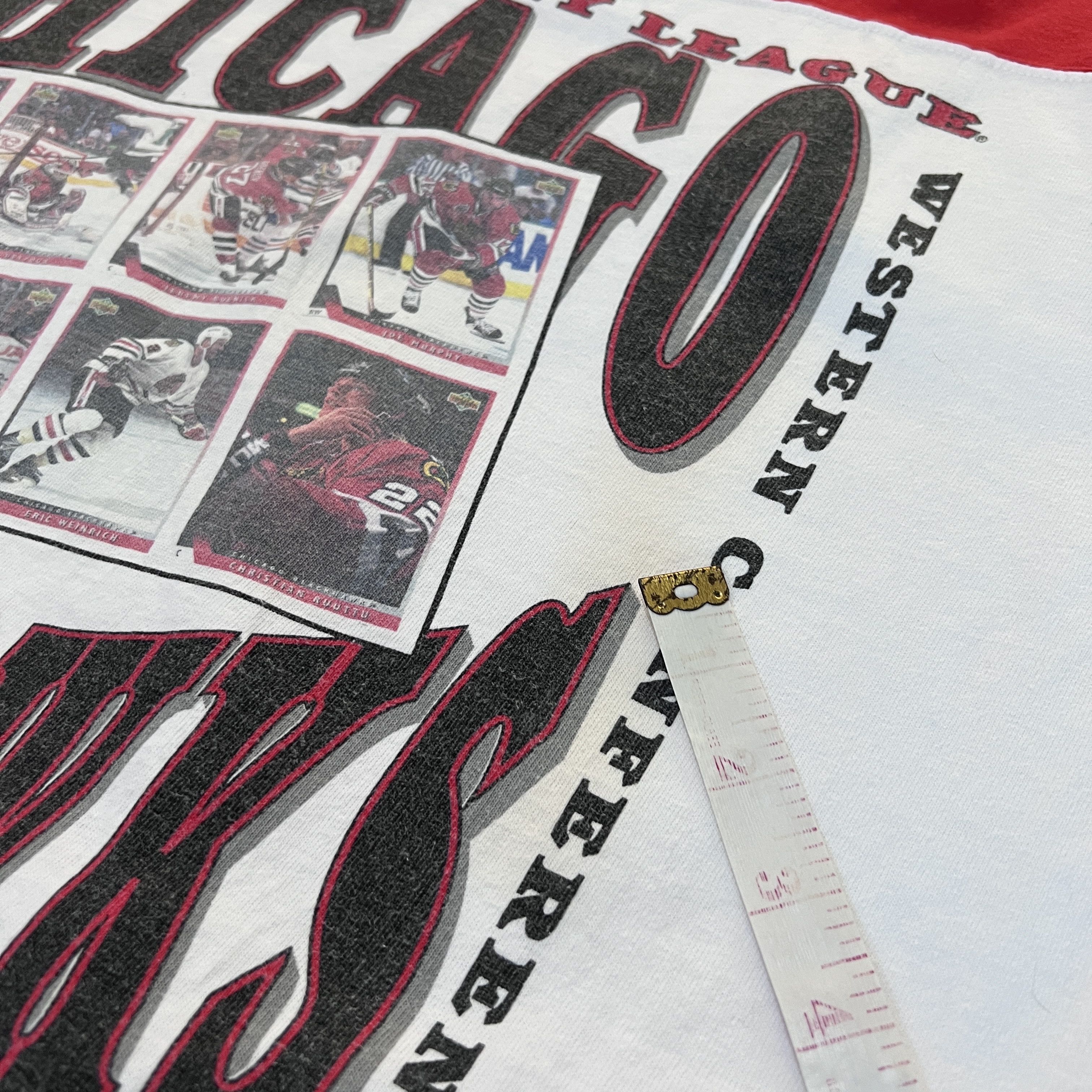 NHL Vintage Chicago Blackhawks NHL Photography Tee 2XL Hockey Size US XXL / EU 58 / 5 - 9 Thumbnail