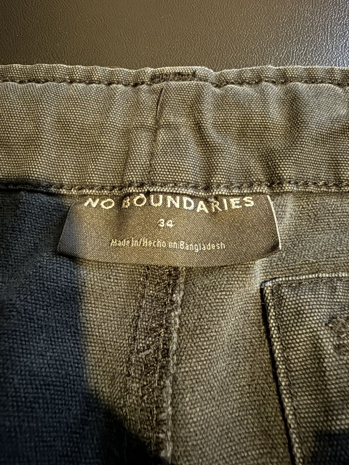 Walmart No Boundaries Cargo Pants ‘Black’ Size US 36 / EU 52 - 7 Thumbnail