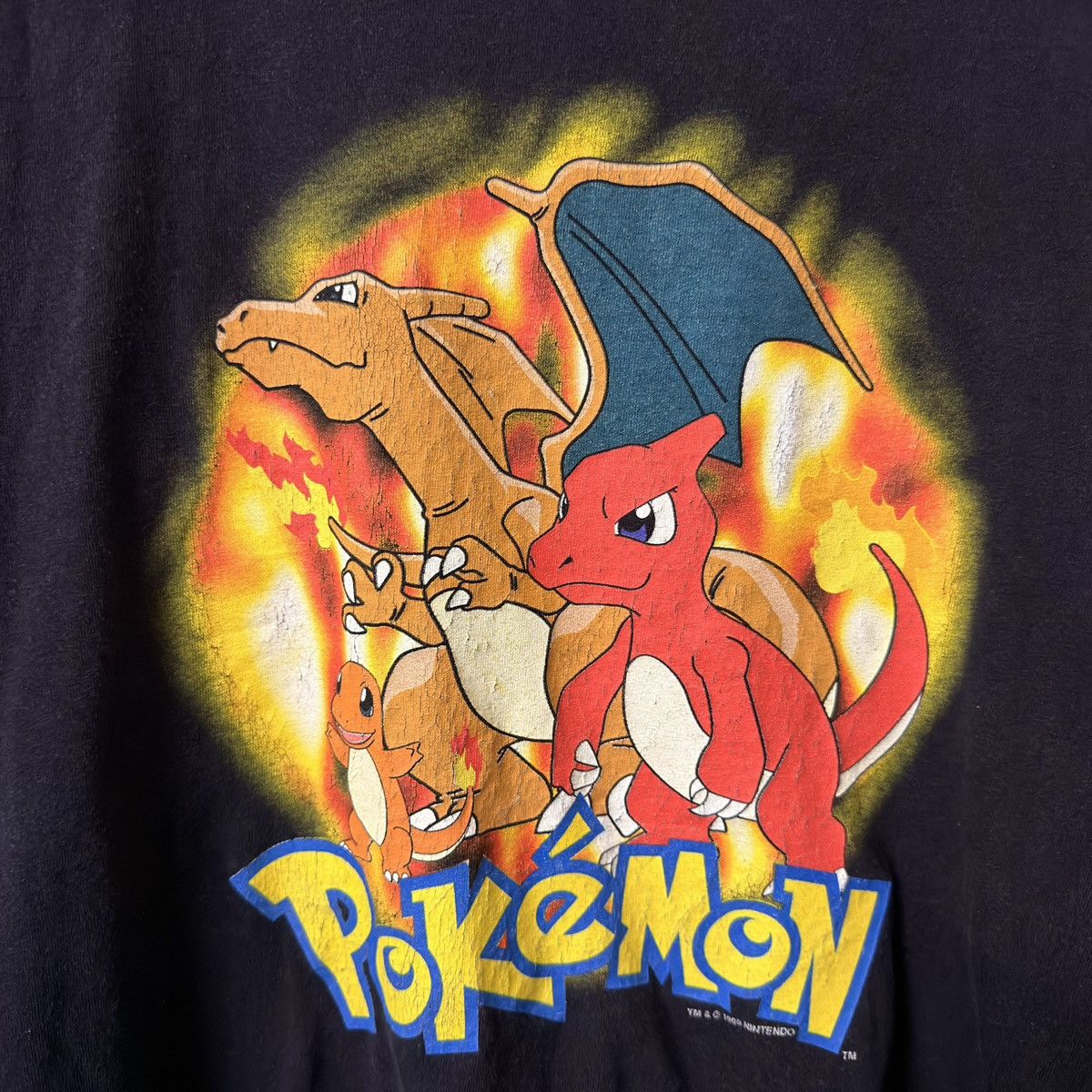 Pokemon Vintage 1999 Pokémon Charizard Evolution T-shirt Size US M / EU 48-50 / 2 - 2 Thumbnail