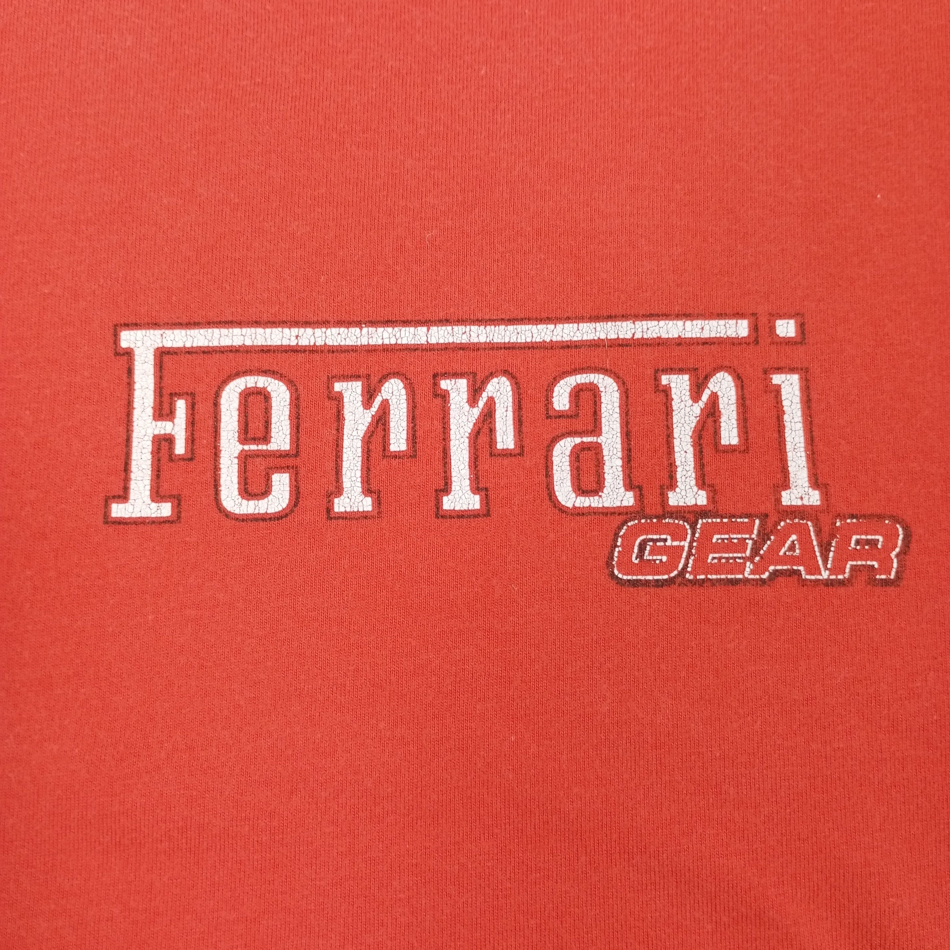 Ferrari × Vintage Ferrari Gear Racing Style Motorsports Tshirt Size US L / EU 52-54 / 3 - 2 Thumbnail