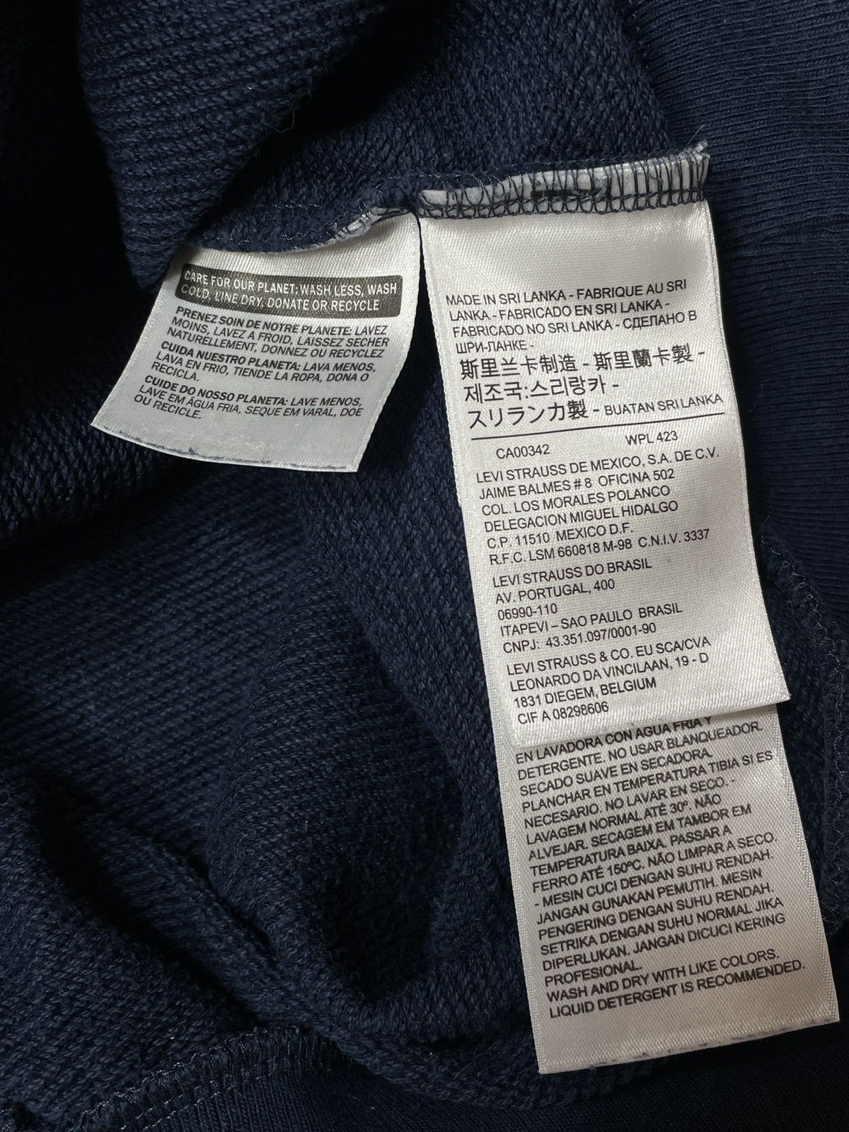 Levi's Levis Hoodie Big Logo Spellout y2k Size US S / EU 44-46 / 1 - 7 Thumbnail