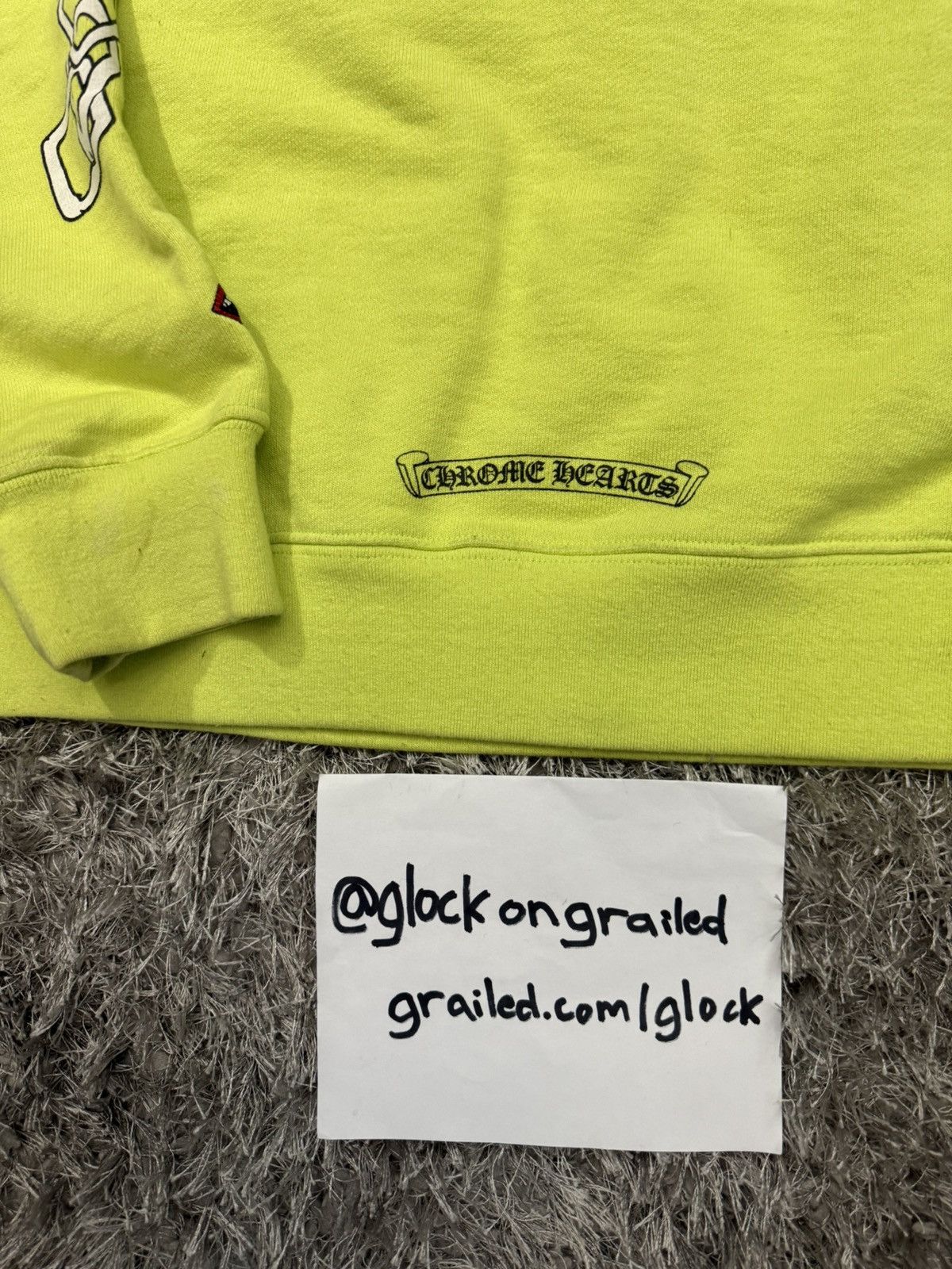 Chrome Hearts Chrome Hearts Matty Boy Link Lime Green Hoodie Size Small Size US S / EU 44-46 / 1 - 14 Thumbnail