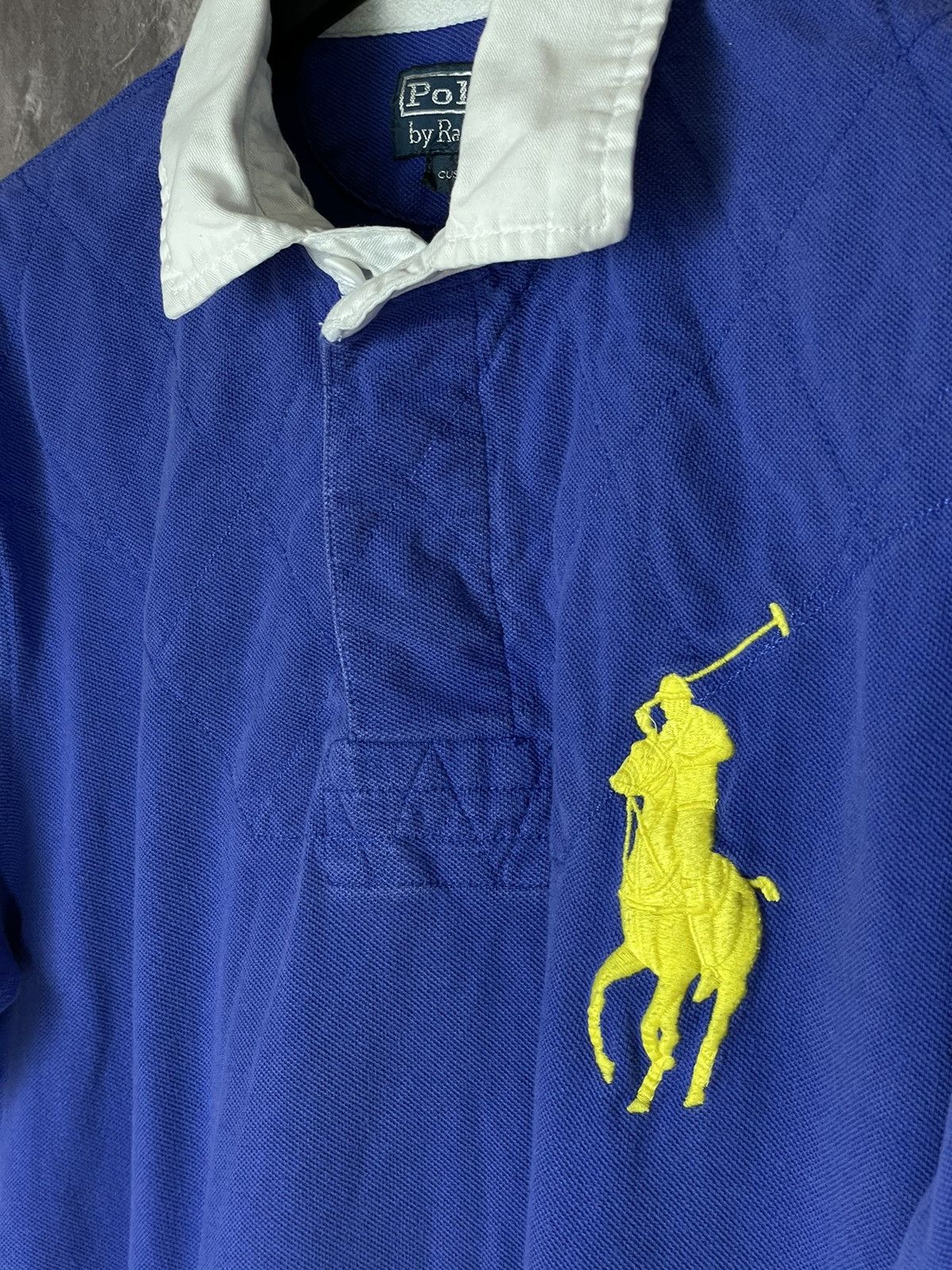 Polo Ralph Lauren × Ralph Lauren × Vintage Polo Ralph Lauren Vintage Chief Keef Style Y2K Polo Shirt Size US L / EU 52-54 / 3 - 8 Thumbnail