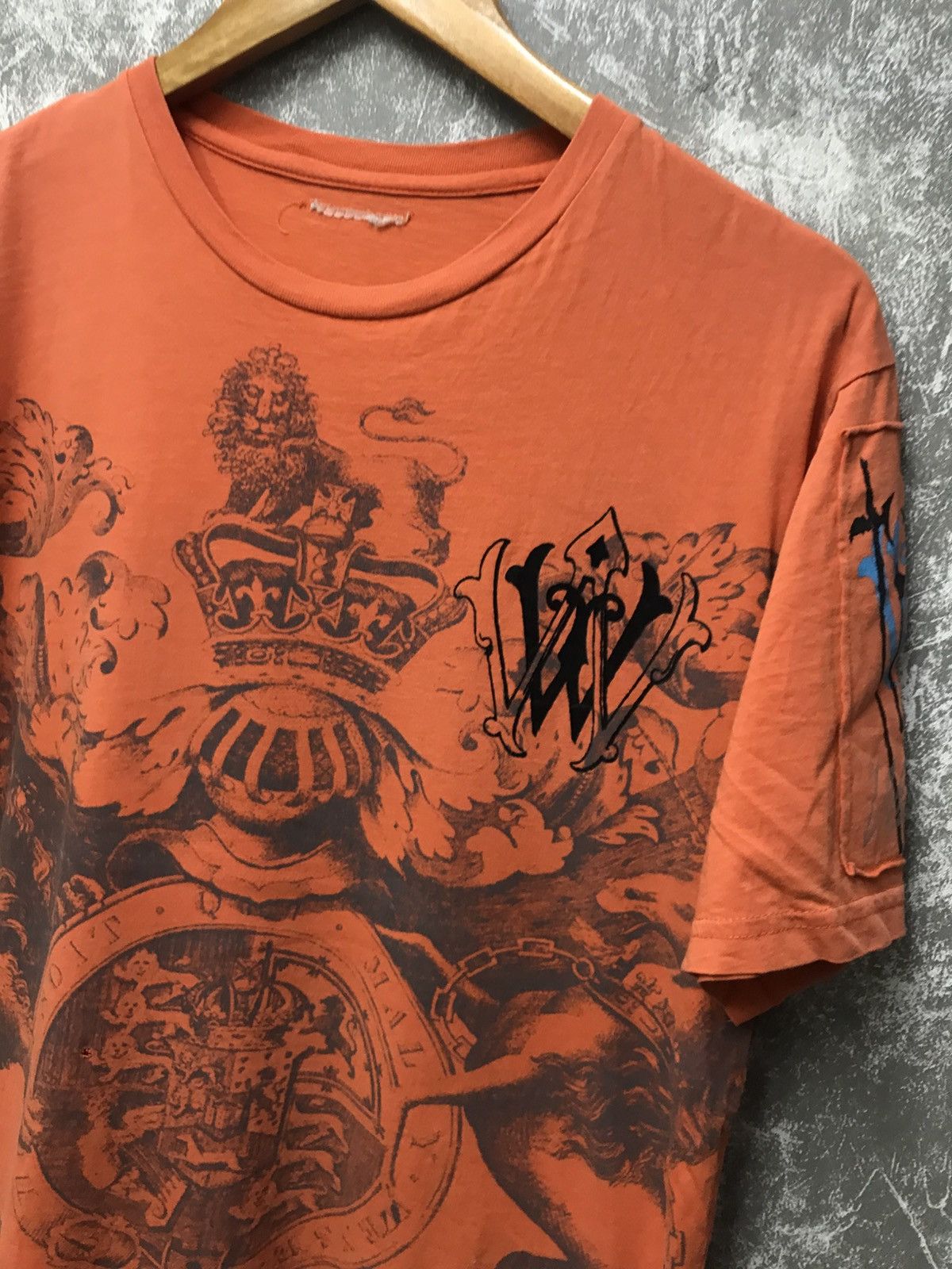 Affliction × Ed Hardy × Southpole Affliction Southpole Lion Horse Y2K Graphic Tee Size US L / EU 52-54 / 3 - 4 Thumbnail