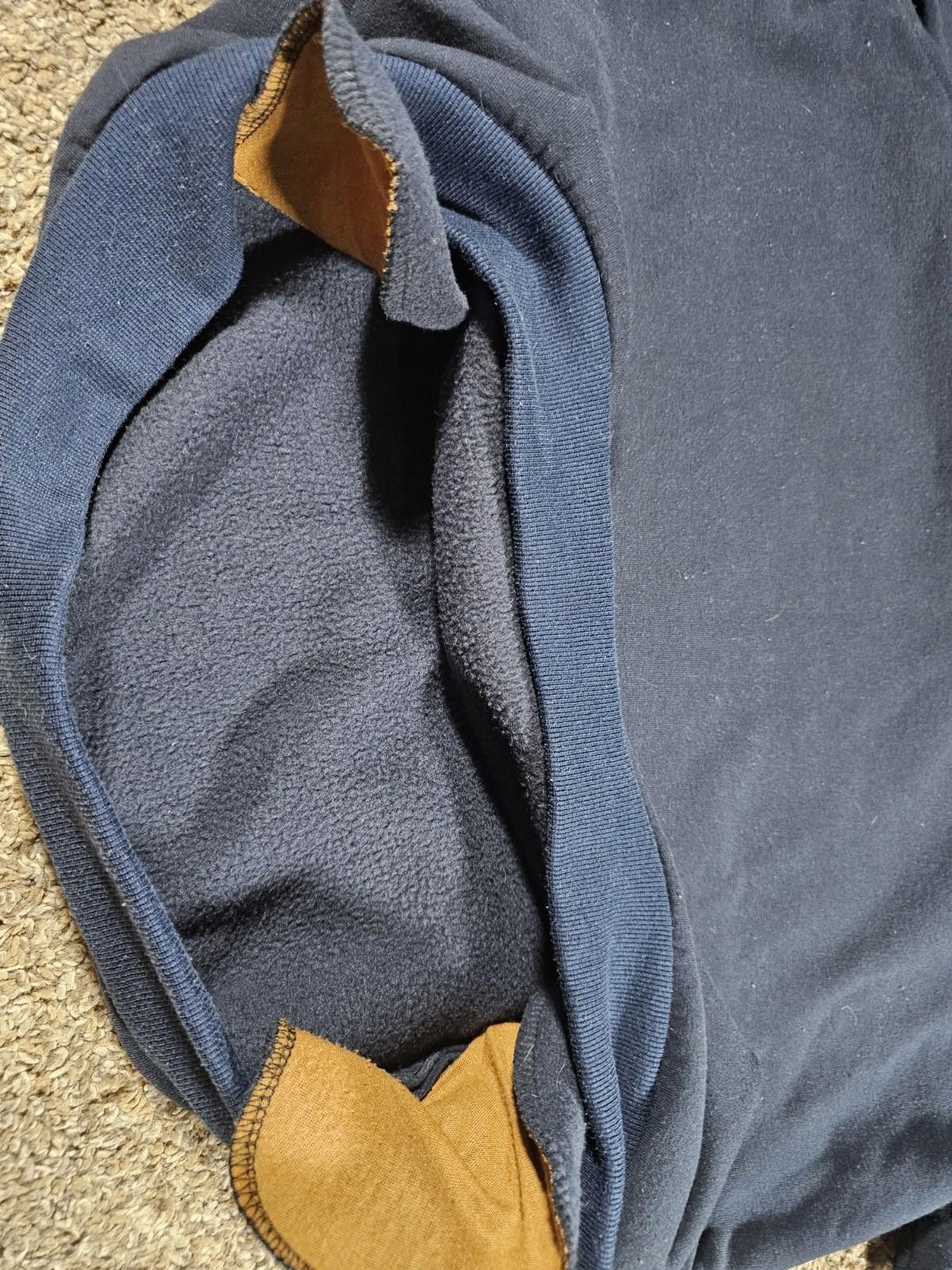 Other Blue Hoodie Button Front Elbow Pads SEE MEASUREMENTS Size US L / EU 52-54 / 3 - 8 Thumbnail