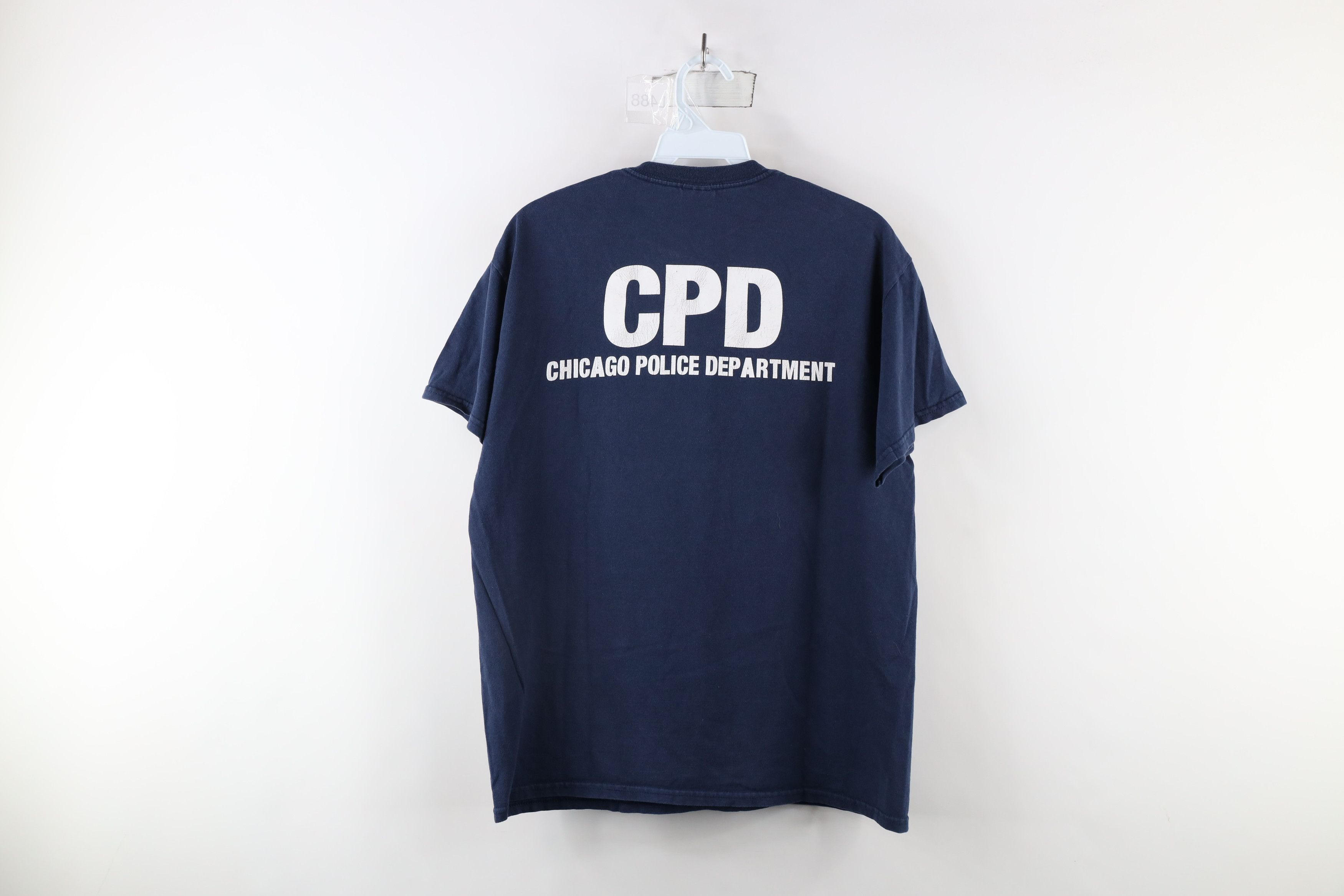 Vintage Vintage Streetwear Chicago Police Department T-Shirt Blue Size US M / EU 48-50 / 2 - 7 Thumbnail