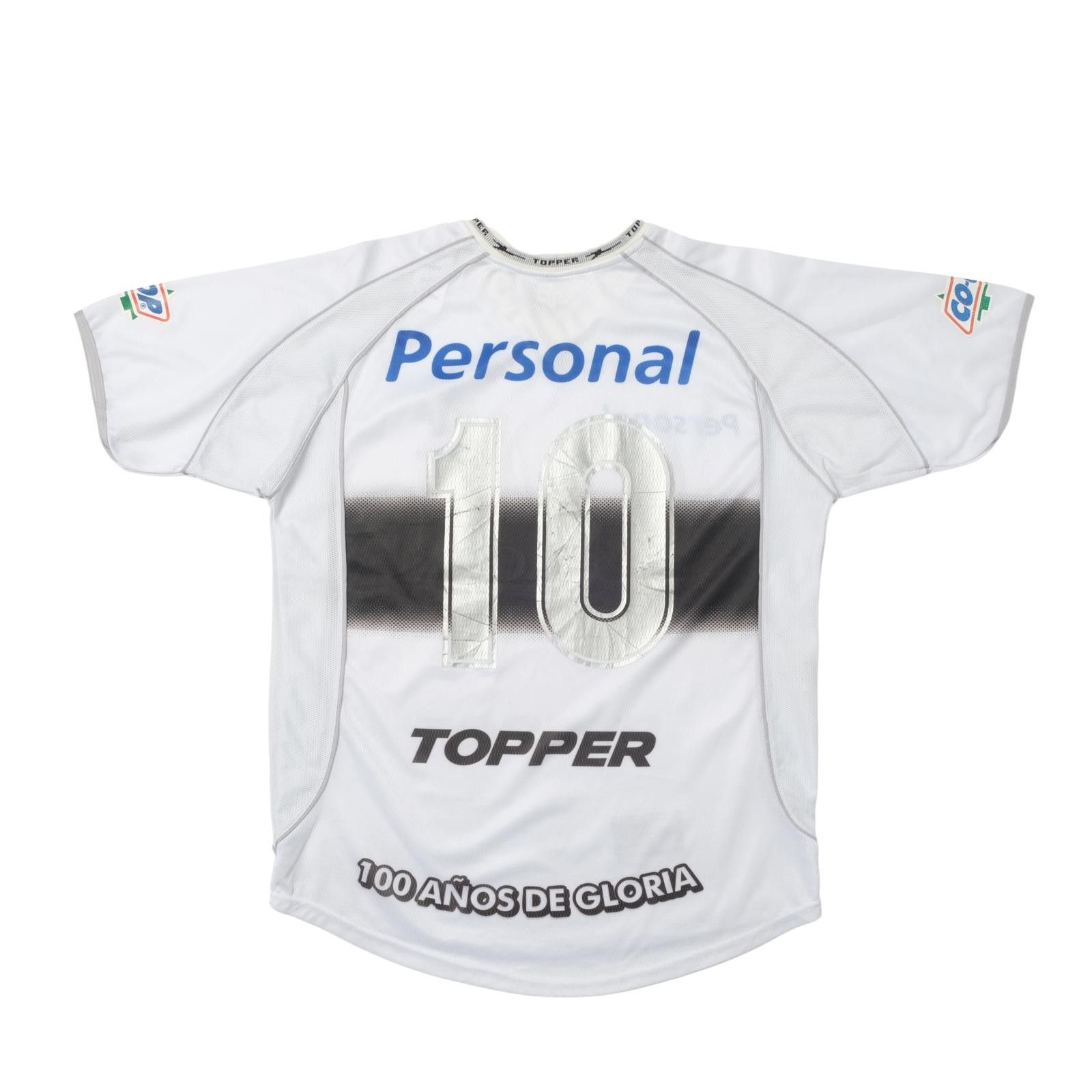 Topperz 2002 Club Olimpia (Paraguay) Centenary Home Shirt Topper (M) Size US M / EU 48-50 / 2 - 2 Thumbnail