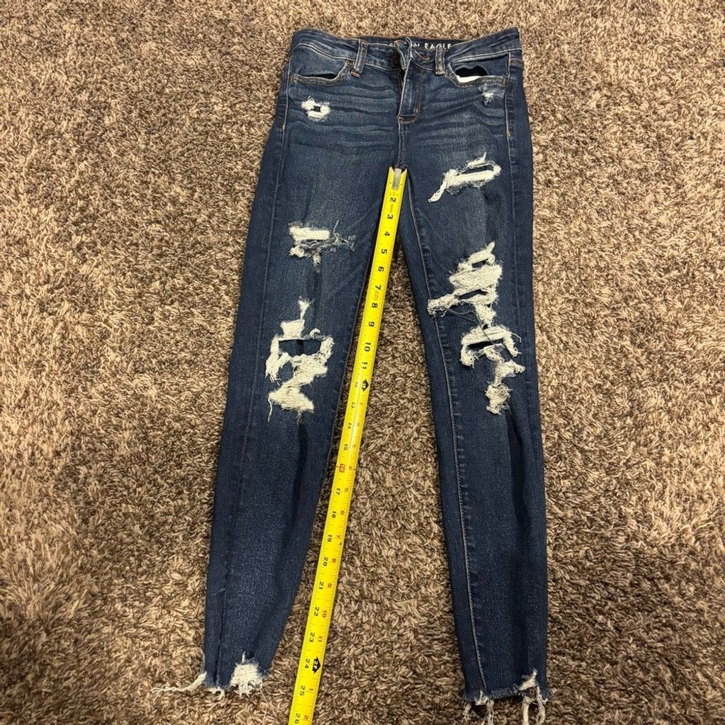 American Eagle Outfitters Women’s American Eagle Outfitters High Rise Jegging Jeans Size 27" / US 4 / IT 40 - 3 Thumbnail