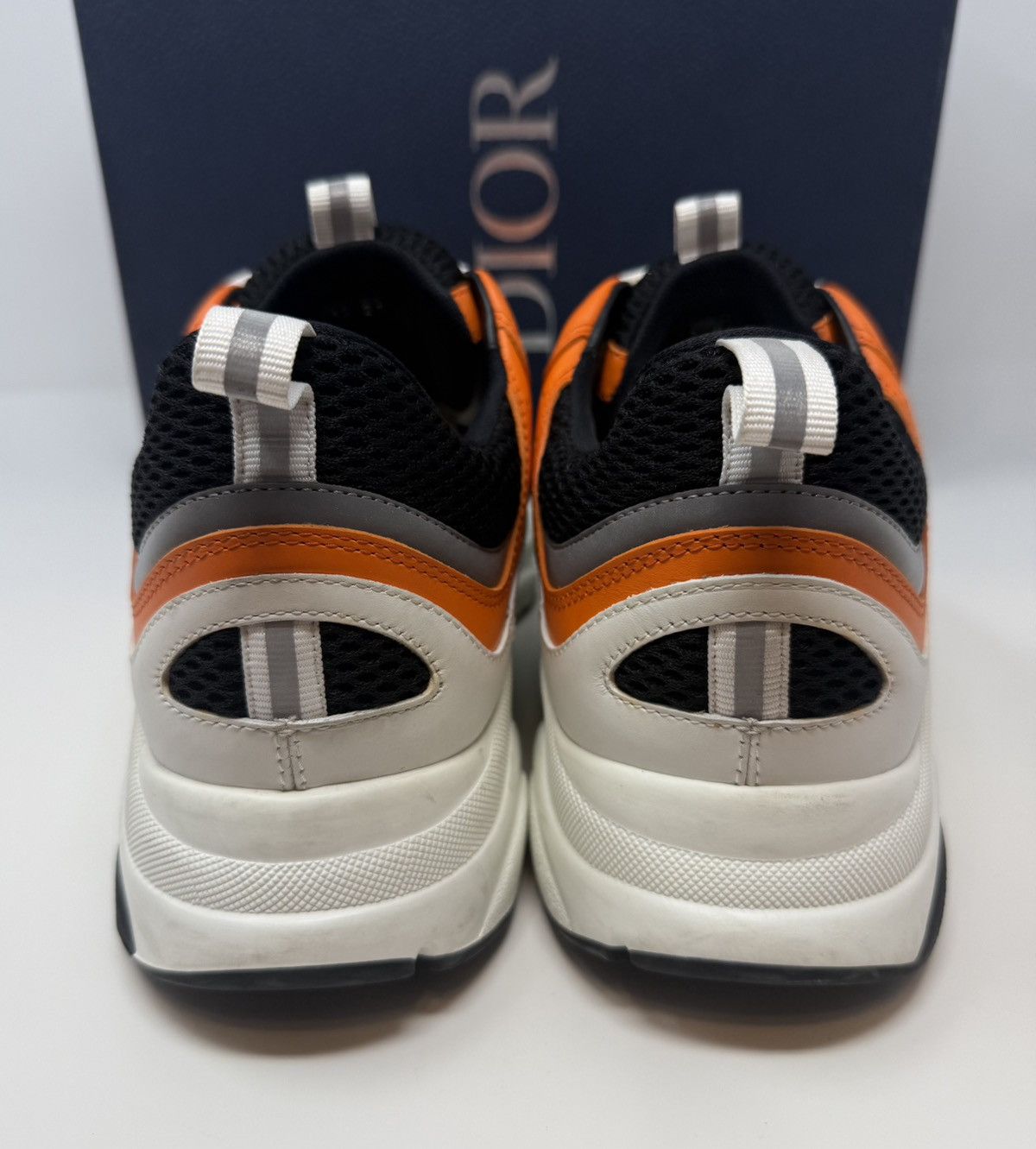 Dior Dior B22 Sneaker White/Orange Size US 11 / EU 44 - 5 Thumbnail
