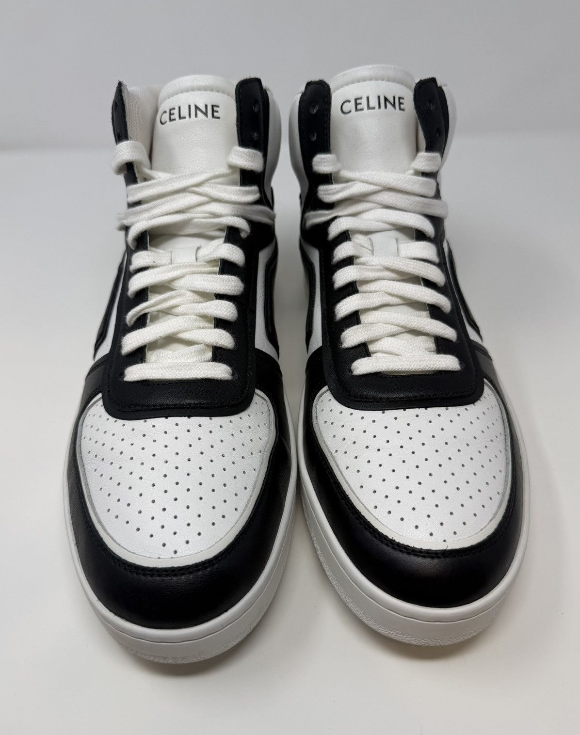 Celine Celine CT-01 Z Trainer High Top White/Black Size US 11 / EU 44 - 2 Thumbnail