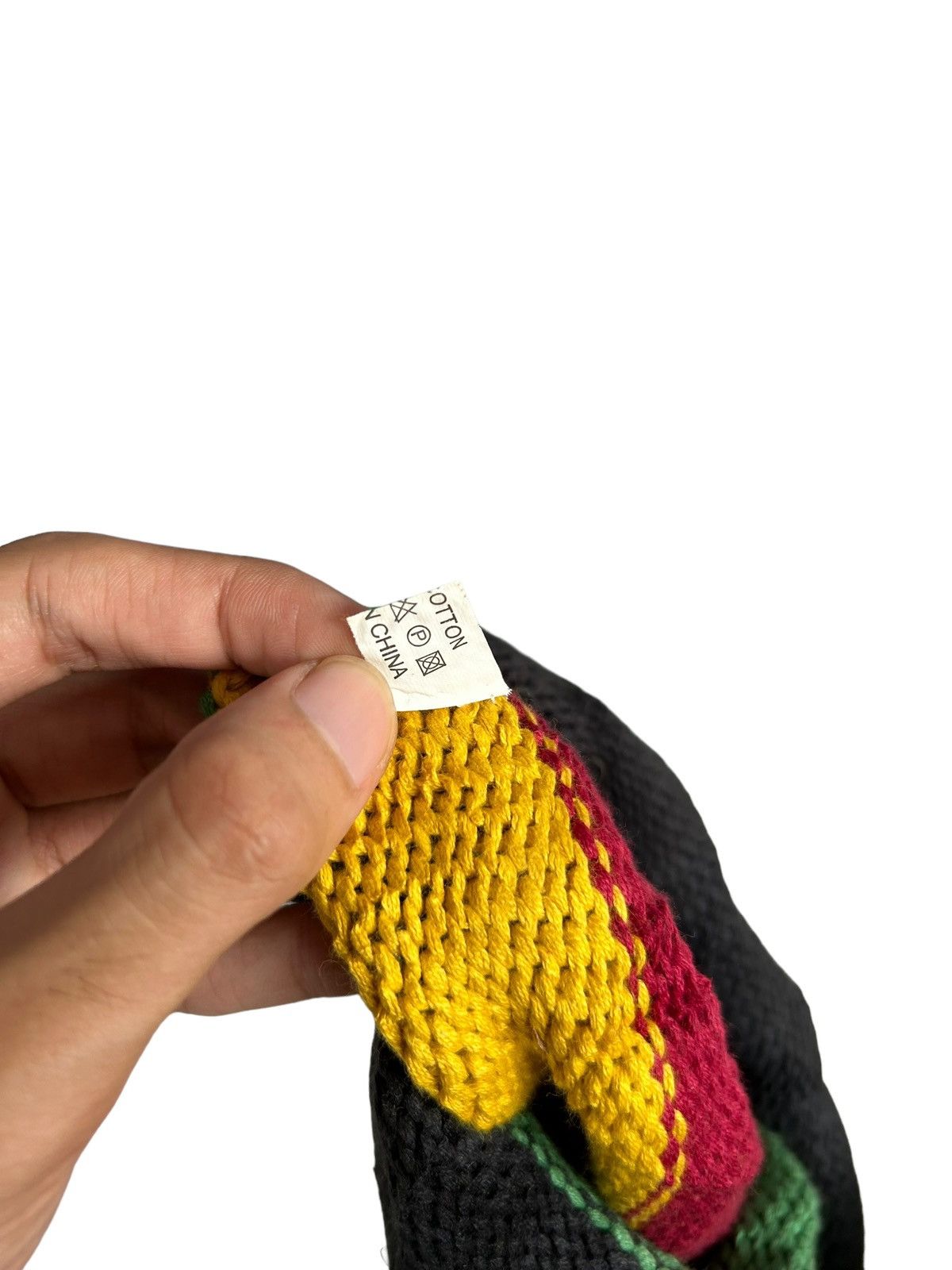 Japanese Brand Handmade Crochet Knitted Rasta Bob Marley Beanie Hats Size ONE SIZE - 7 Thumbnail