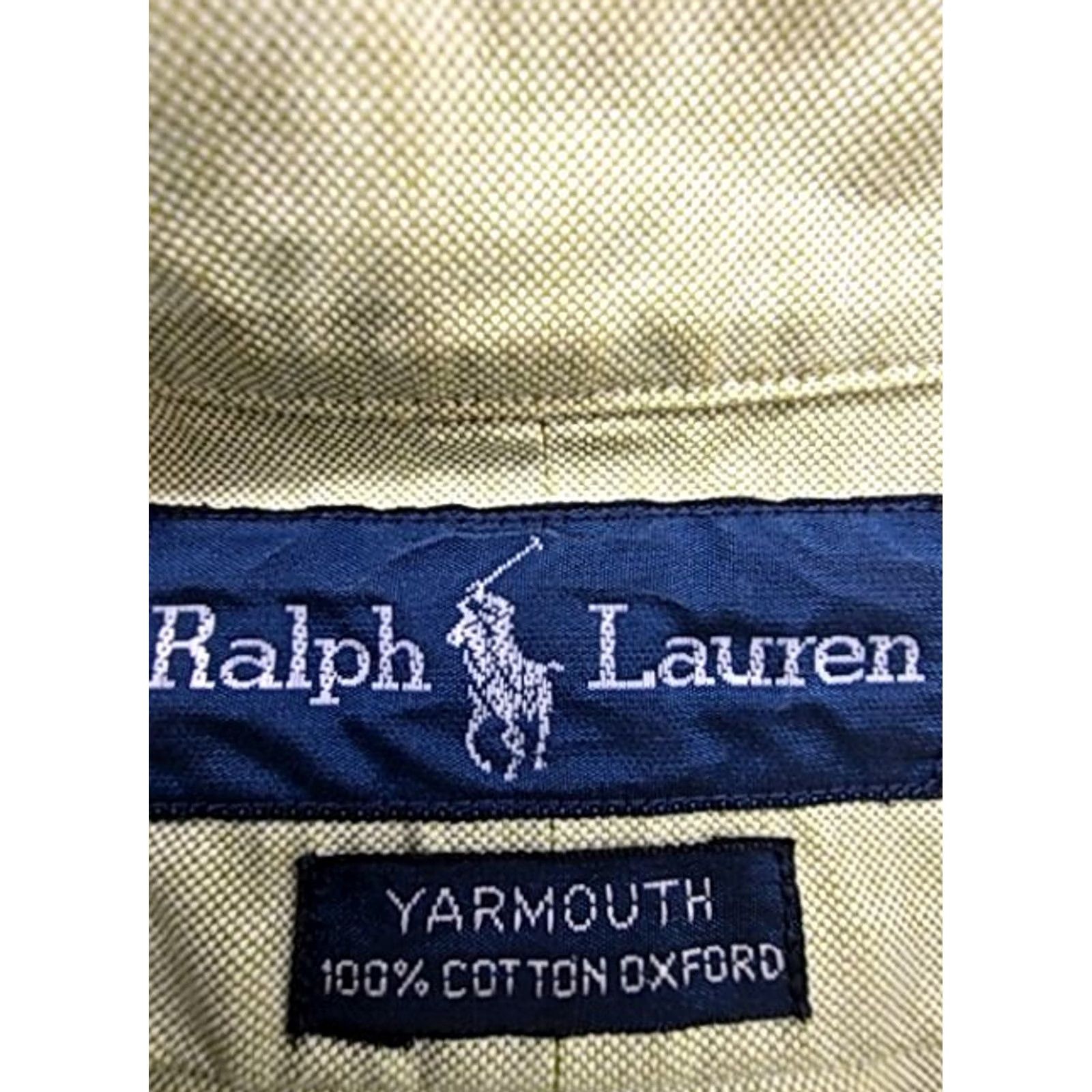 Polo Ralph Lauren VINTAGE Polo RL Yarmouth Oxford Light Blue Dress Shirt 15.5x32/33 Mens Size 42R - 3 Thumbnail