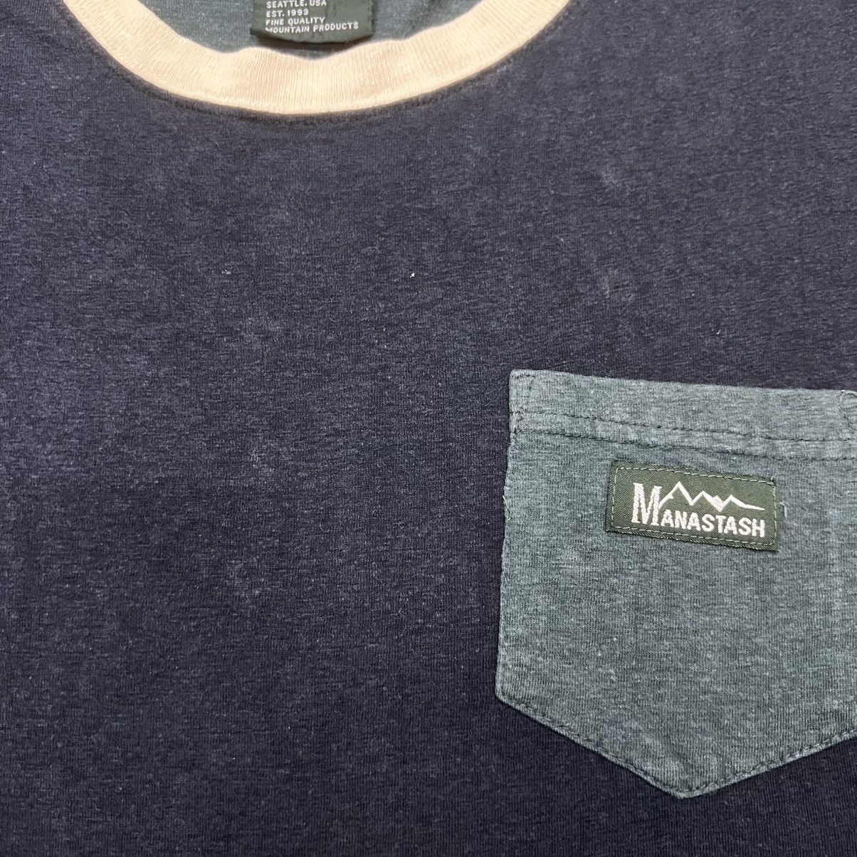 Manastash MANASTASH COLOUR BLOCK POCKET HEMP MATERIAL TSHIRT Size US M / EU 48-50 / 2 - 5 Thumbnail